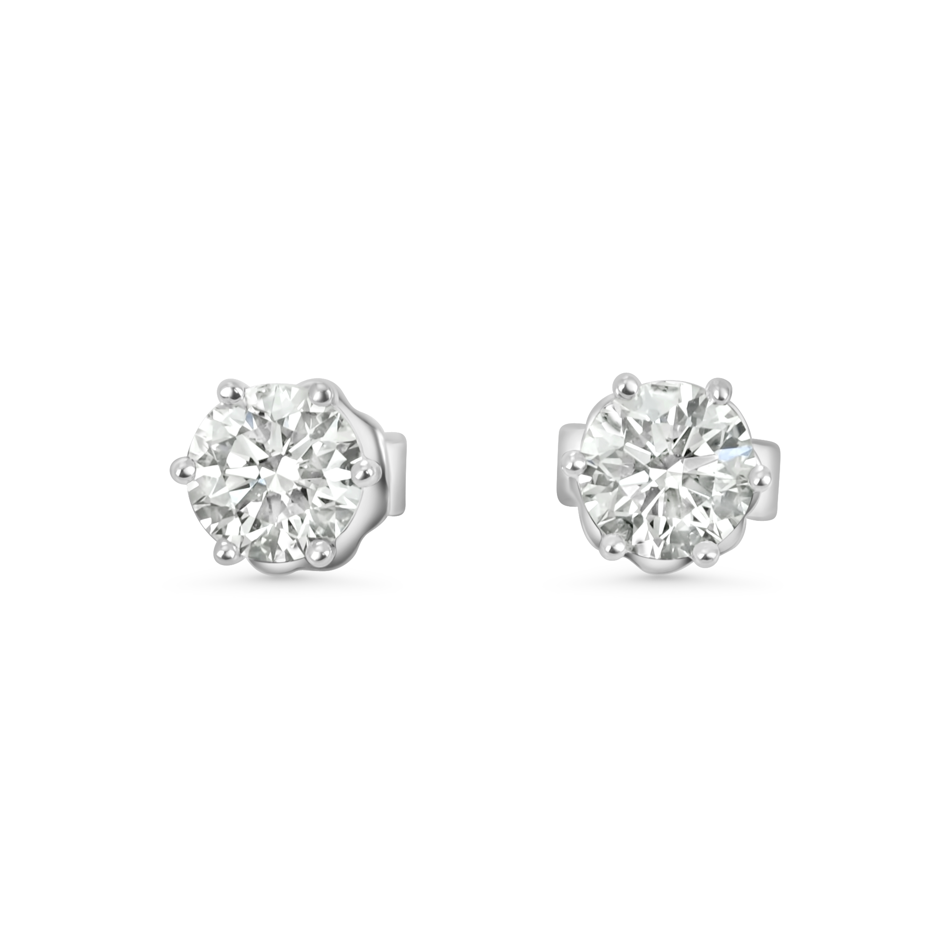 Ohrstecker 6er Krappe - 1,02 ct TW(G) / VS2 - IGI Zertifikat 