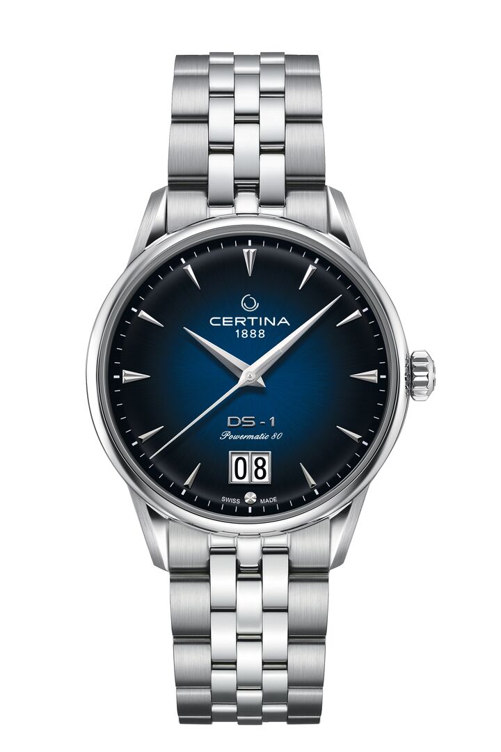 DS-1 Big Date 41mm - Powermatic 80 - Blau