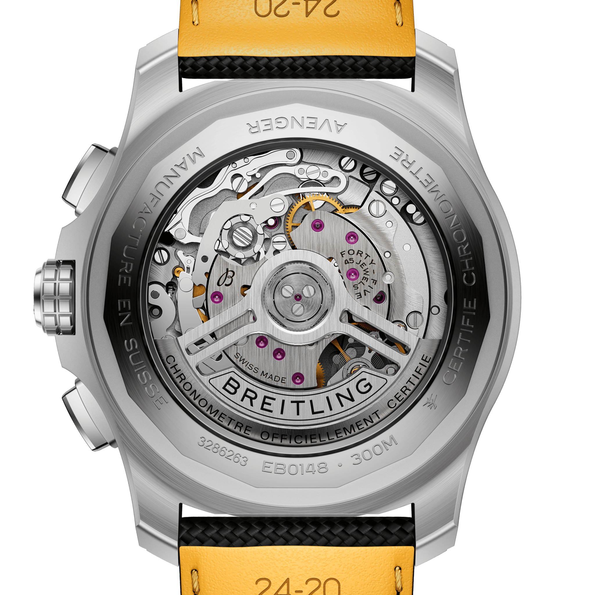 Super Avenger B01 Chronograph 46 - Schwarz - Titan 