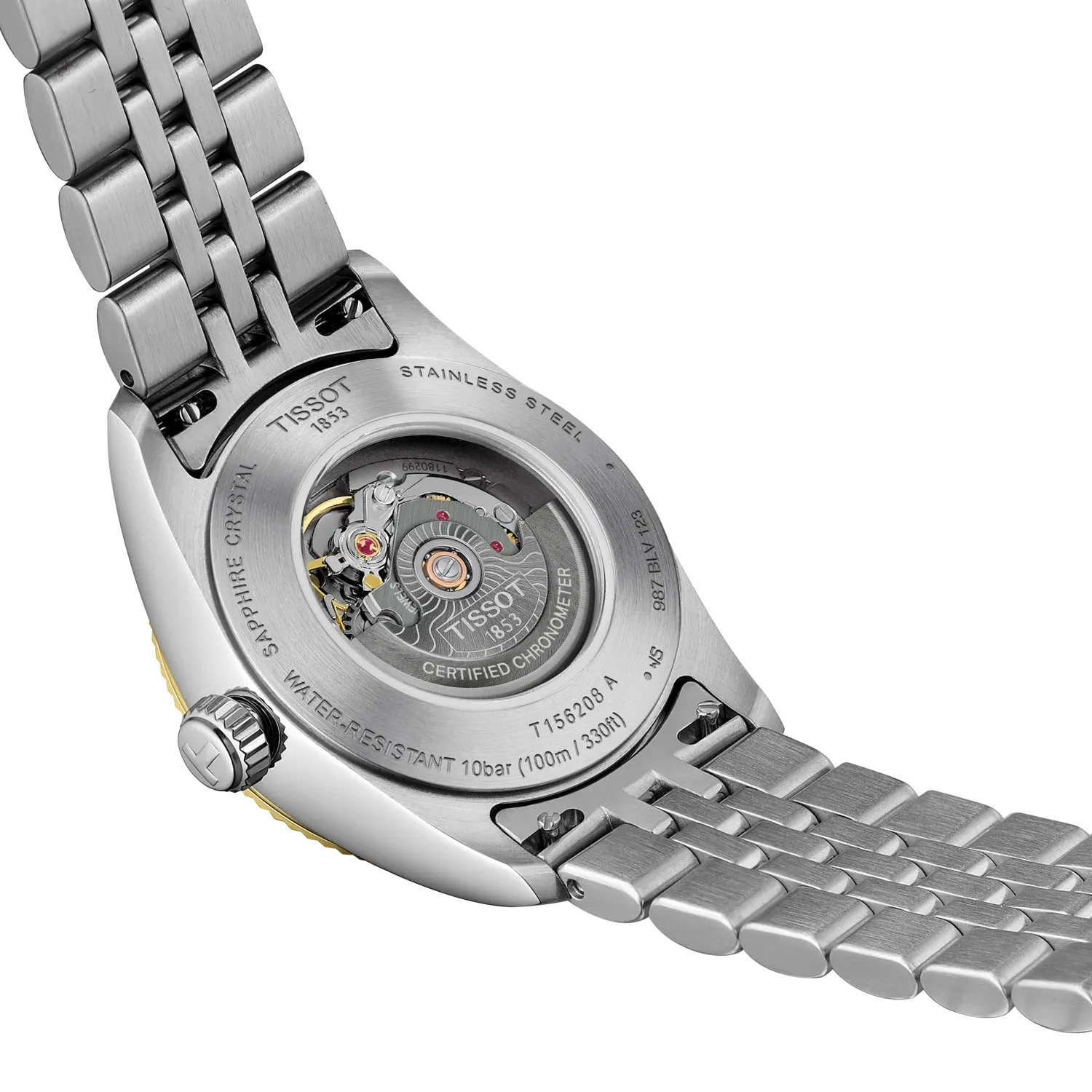 Ballade Powermatic 48 COSC 30mm  - Silber / Gold Bicolor 