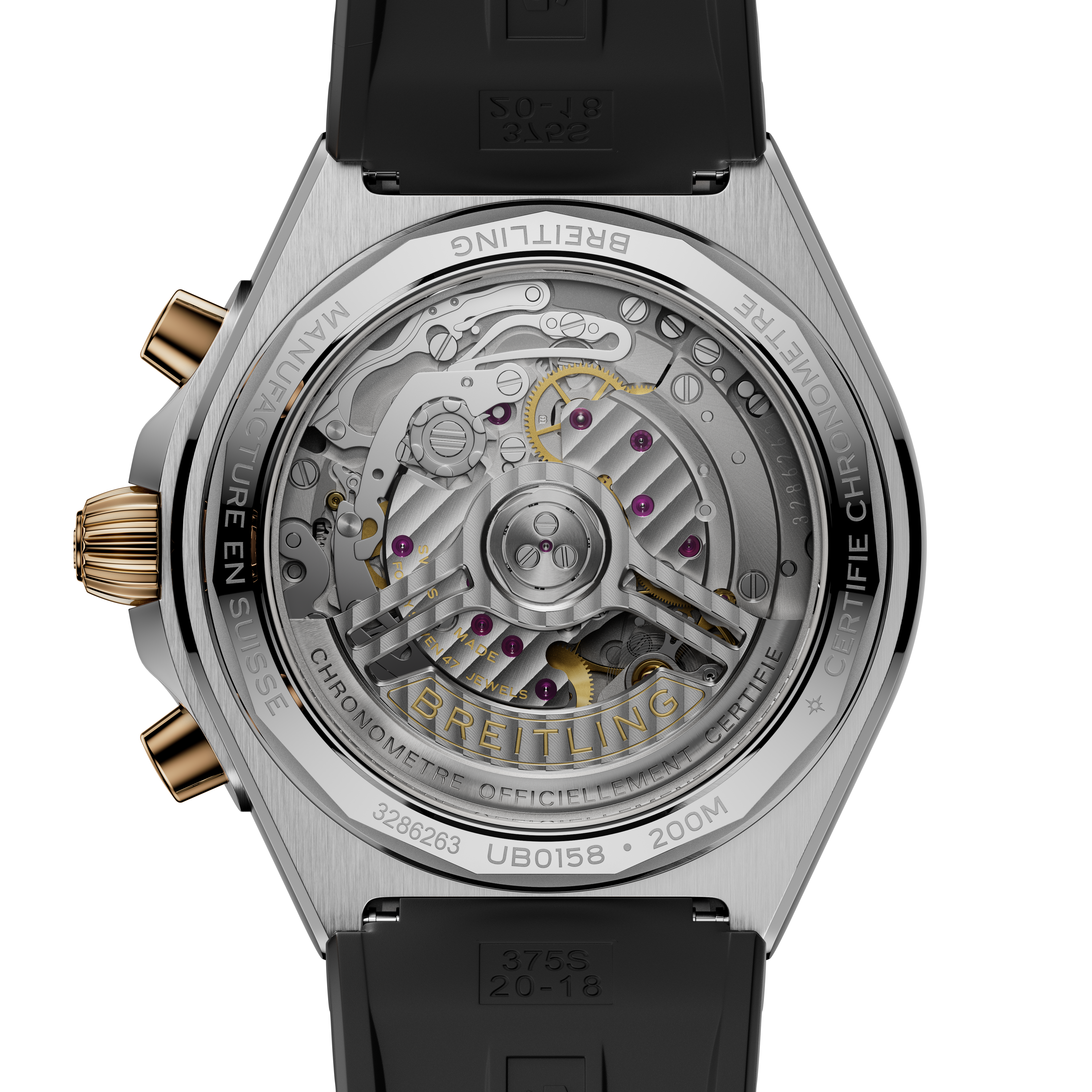Chronomat B01 42 - Grau - STAHL & GOLD