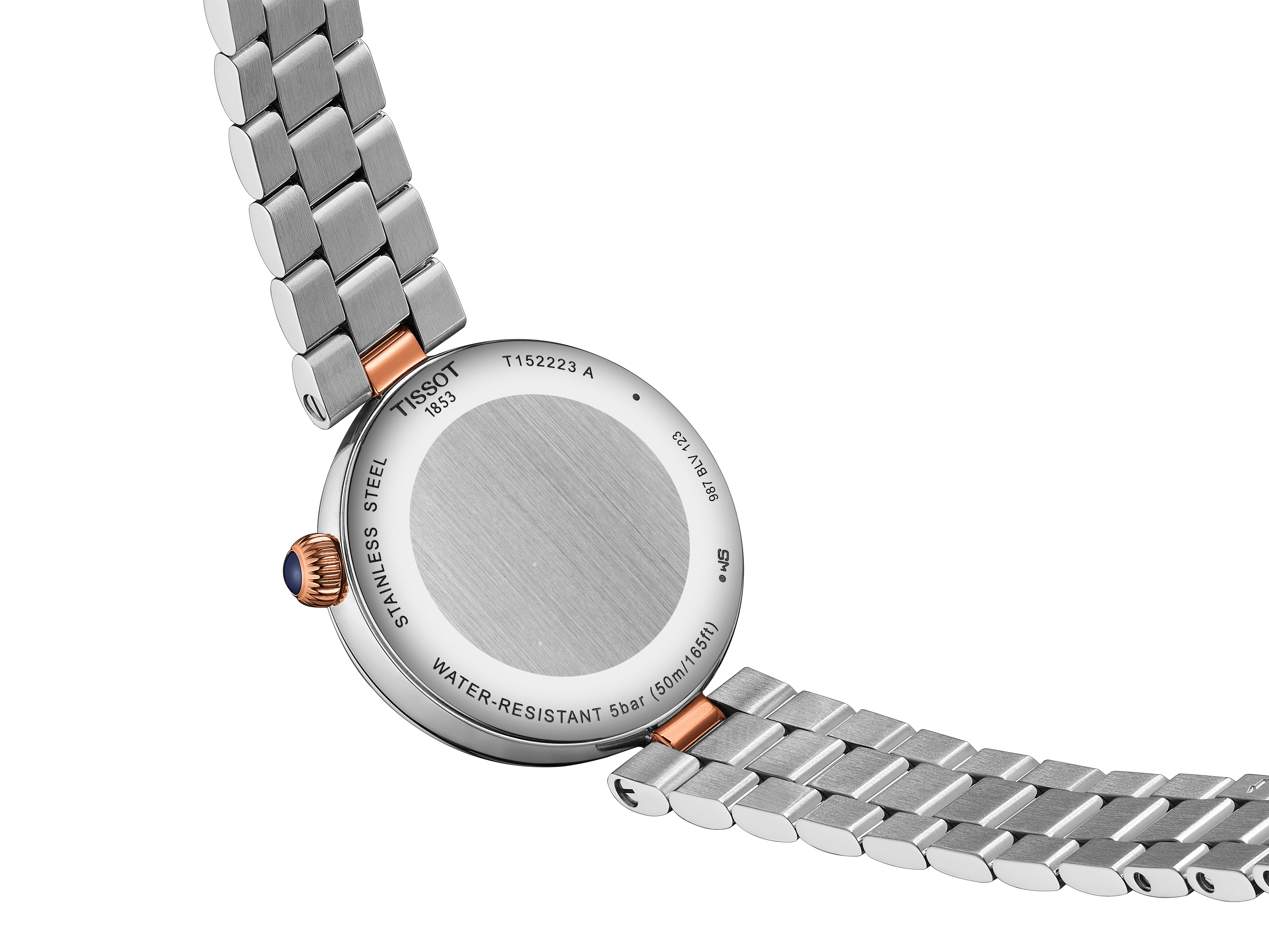Desire Mondphase 29,6mm - Roßé Bicolor - Silber - Diamant  