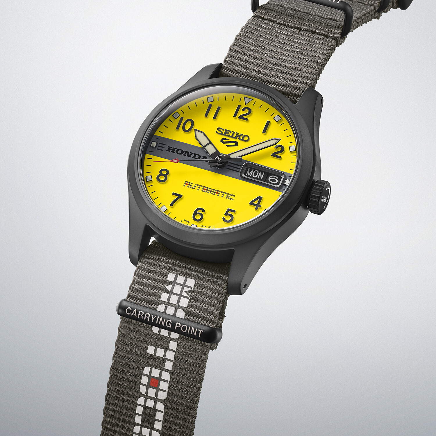  5 Sports - Automatik - Silber - Gelb -  MOTOCOMPO Limited Edition - one of 8.000