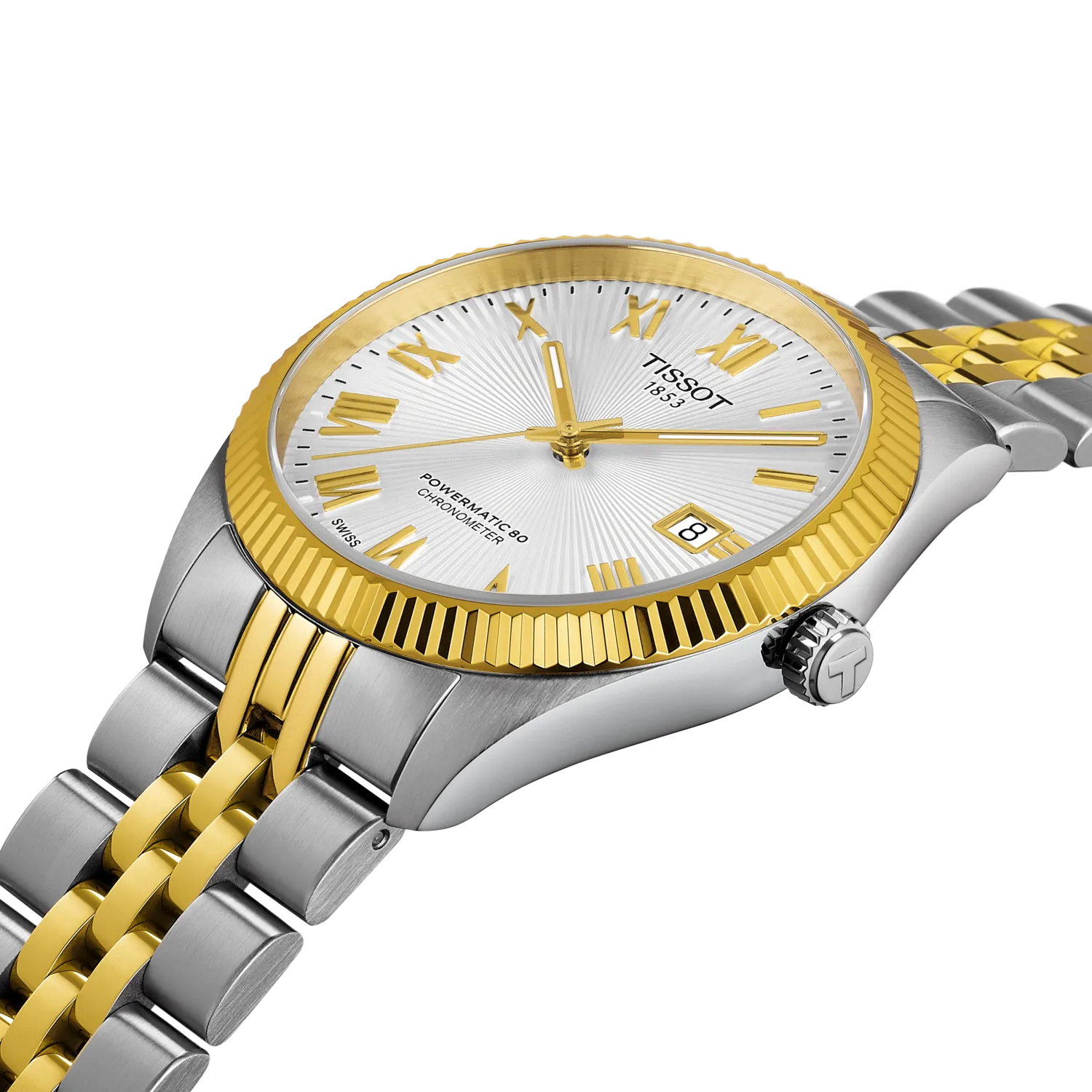 Ballade Powermatic 80 COSC 39mm - Silber / Bicolor