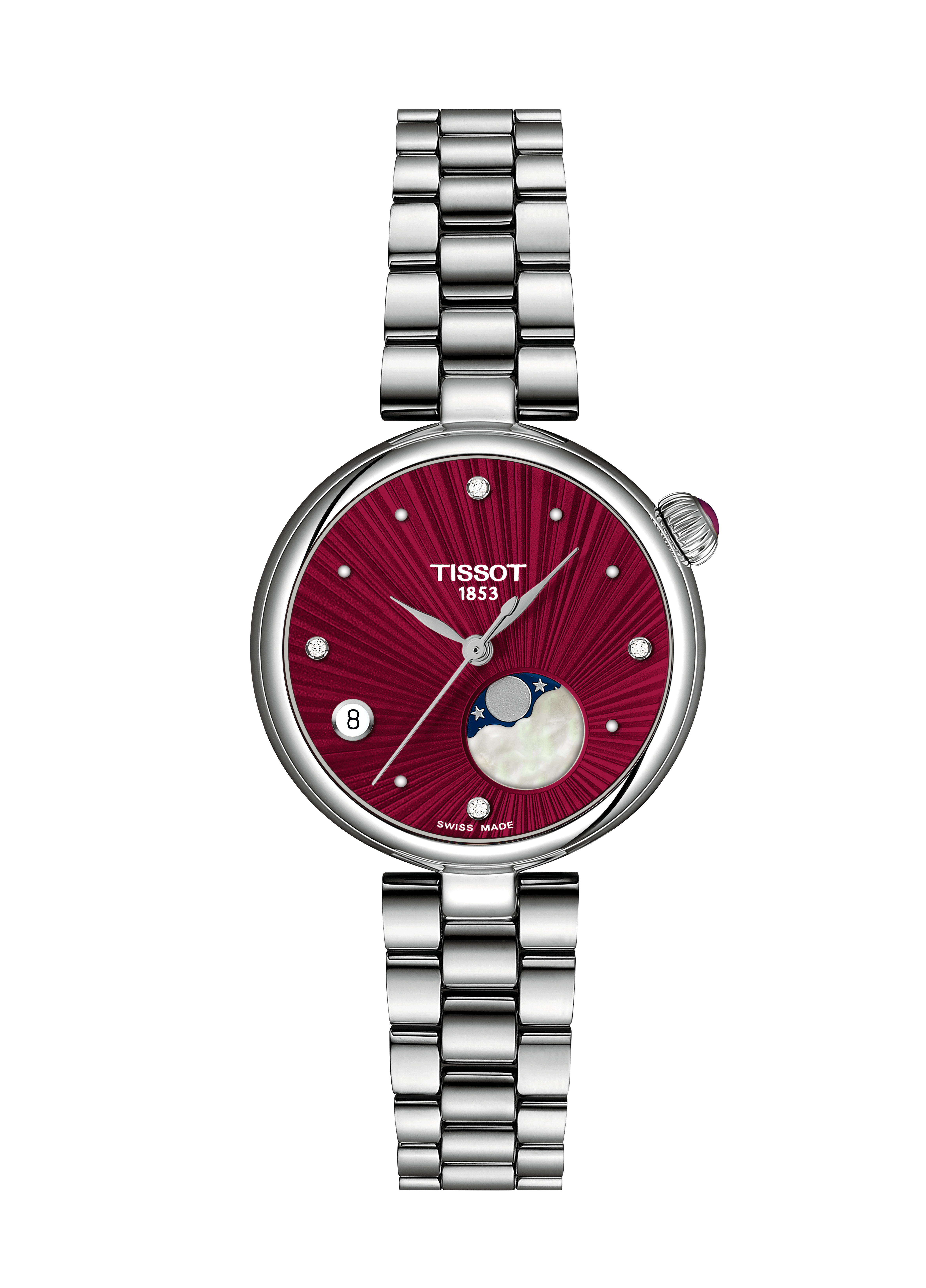 Desire Mondphase 29,6mm - Rot - Diamant