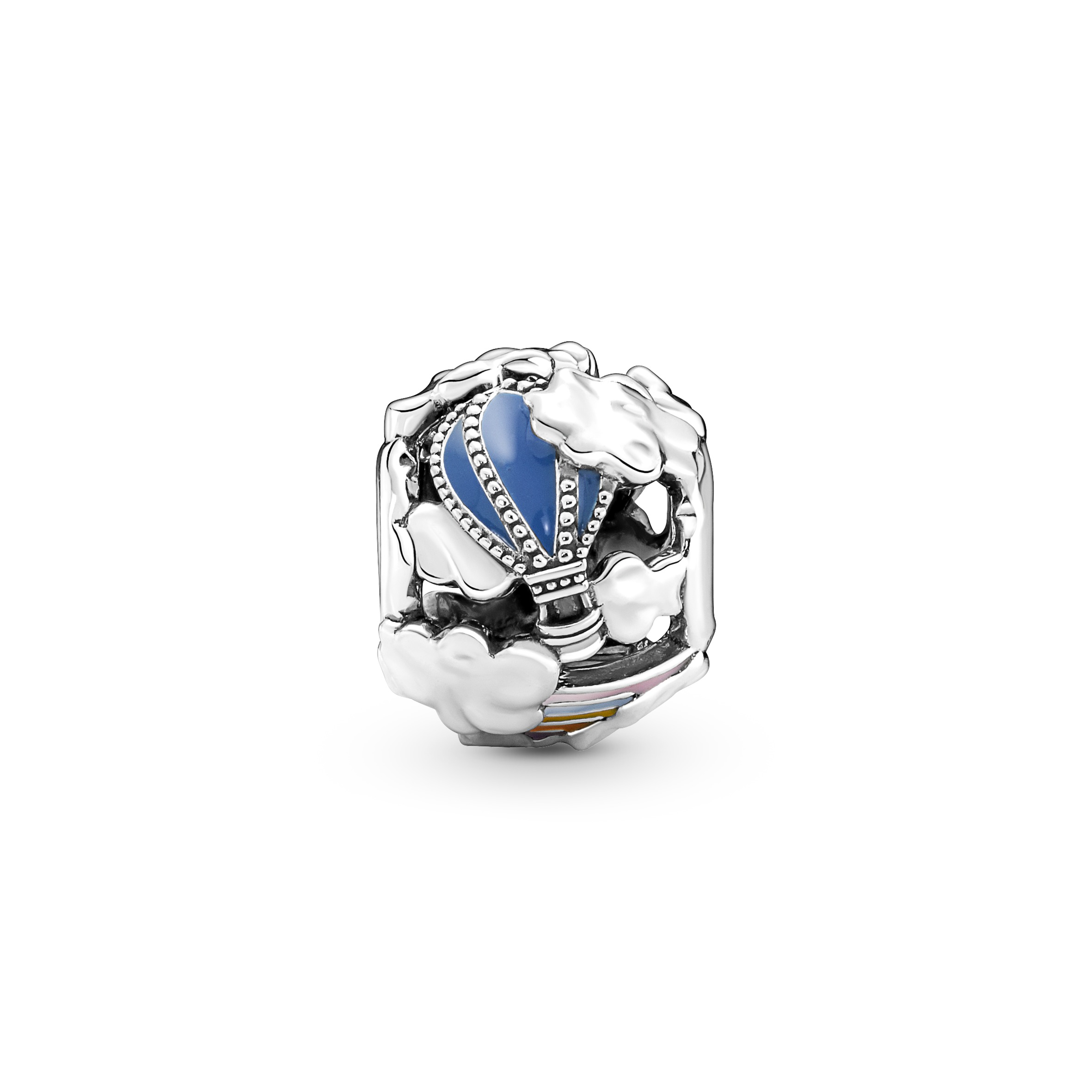 Flieg davon Regenbogen Himmel & Reise Charm  - Sterling-Silber