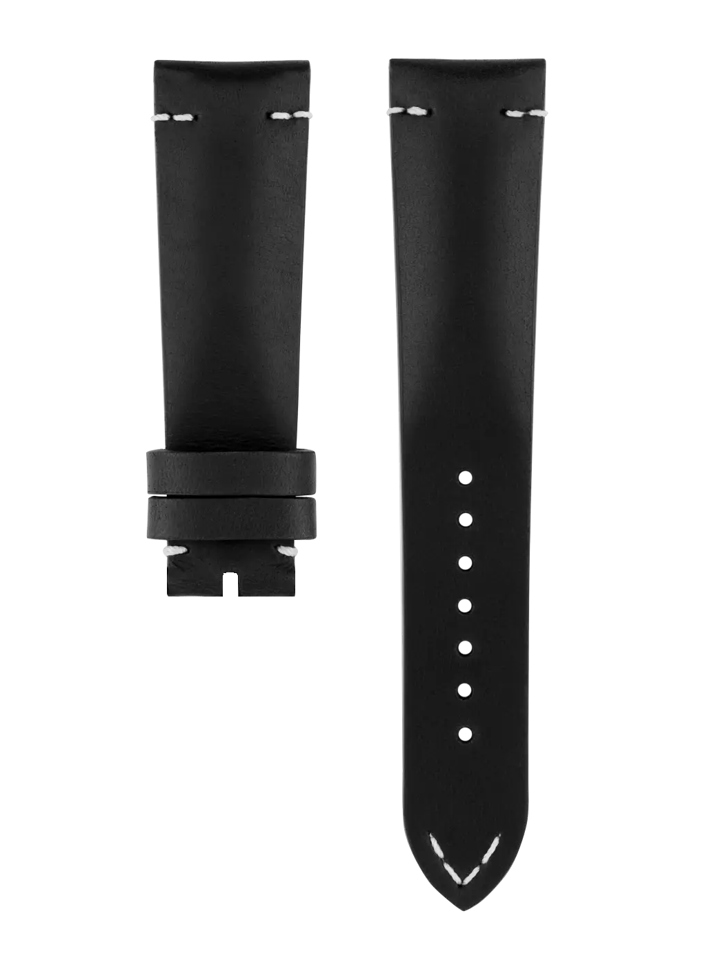 Kalbsleder Armband Drakkar Schwarz - 22/18 mm