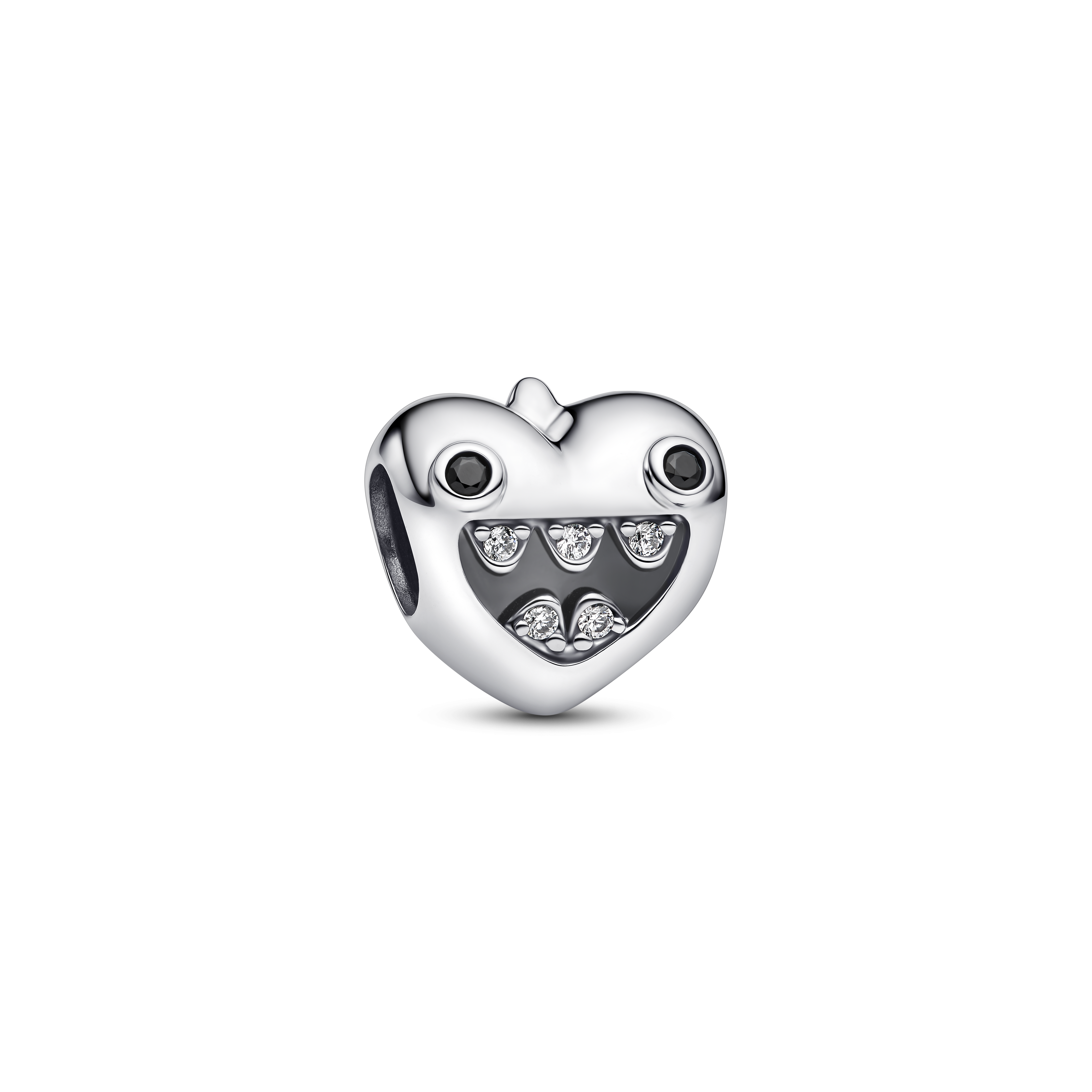 Mamas kleine MonsterHerz Charm - Sterling-Silber 