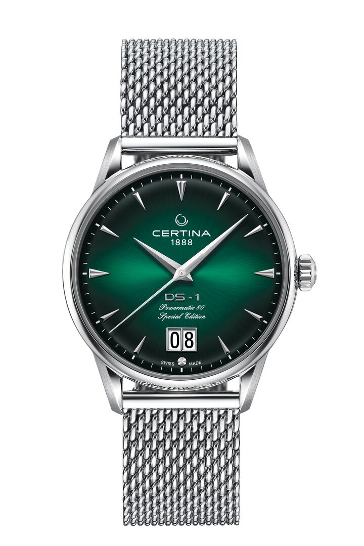 DS-1 Big Date 41mm - Powermatic 80 - 0th Anniversary DS Concept Special Edition - Grün