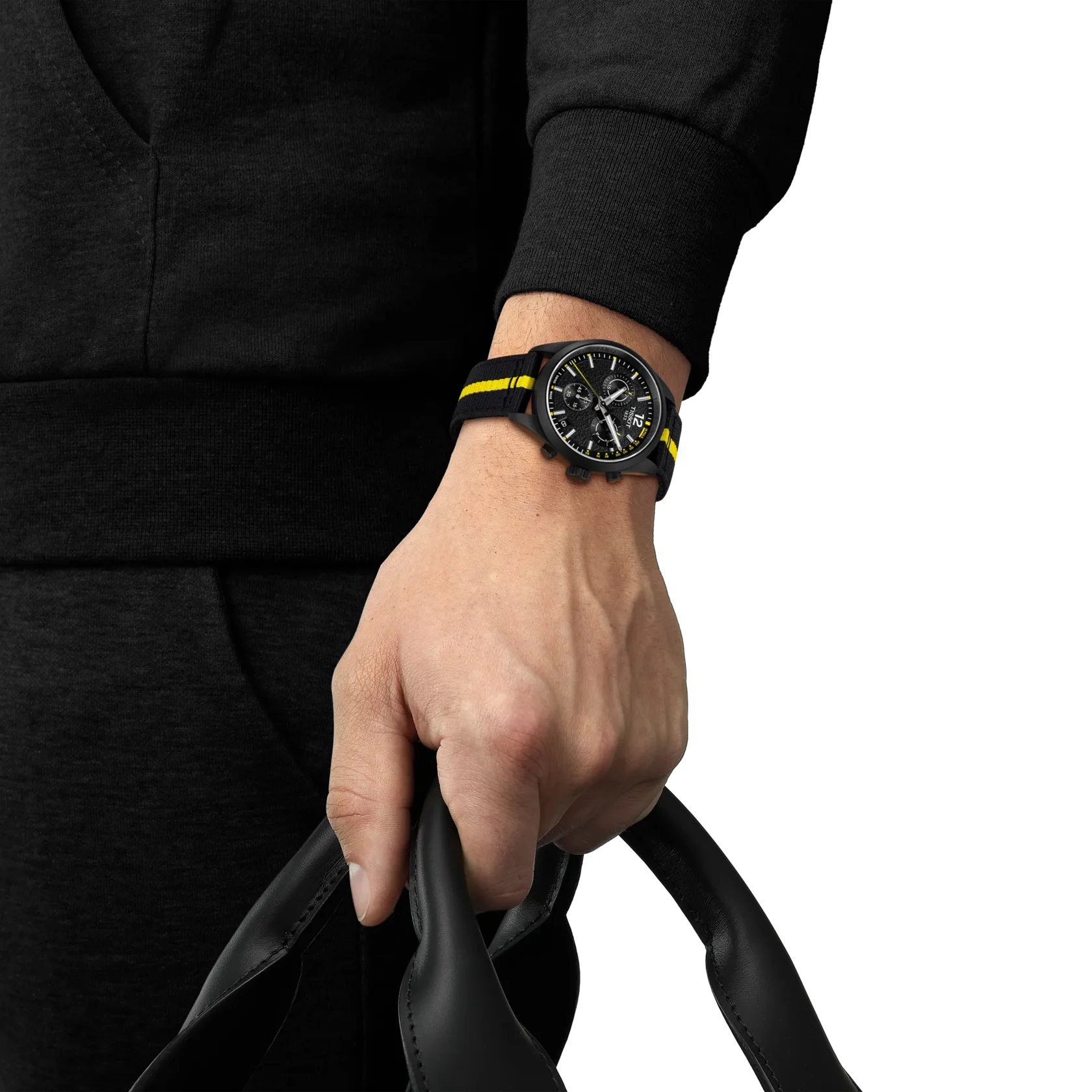  PR 100 Chronograph - Tour de France 2026 - 40mm - Schwarz Gelb + Kautschukband