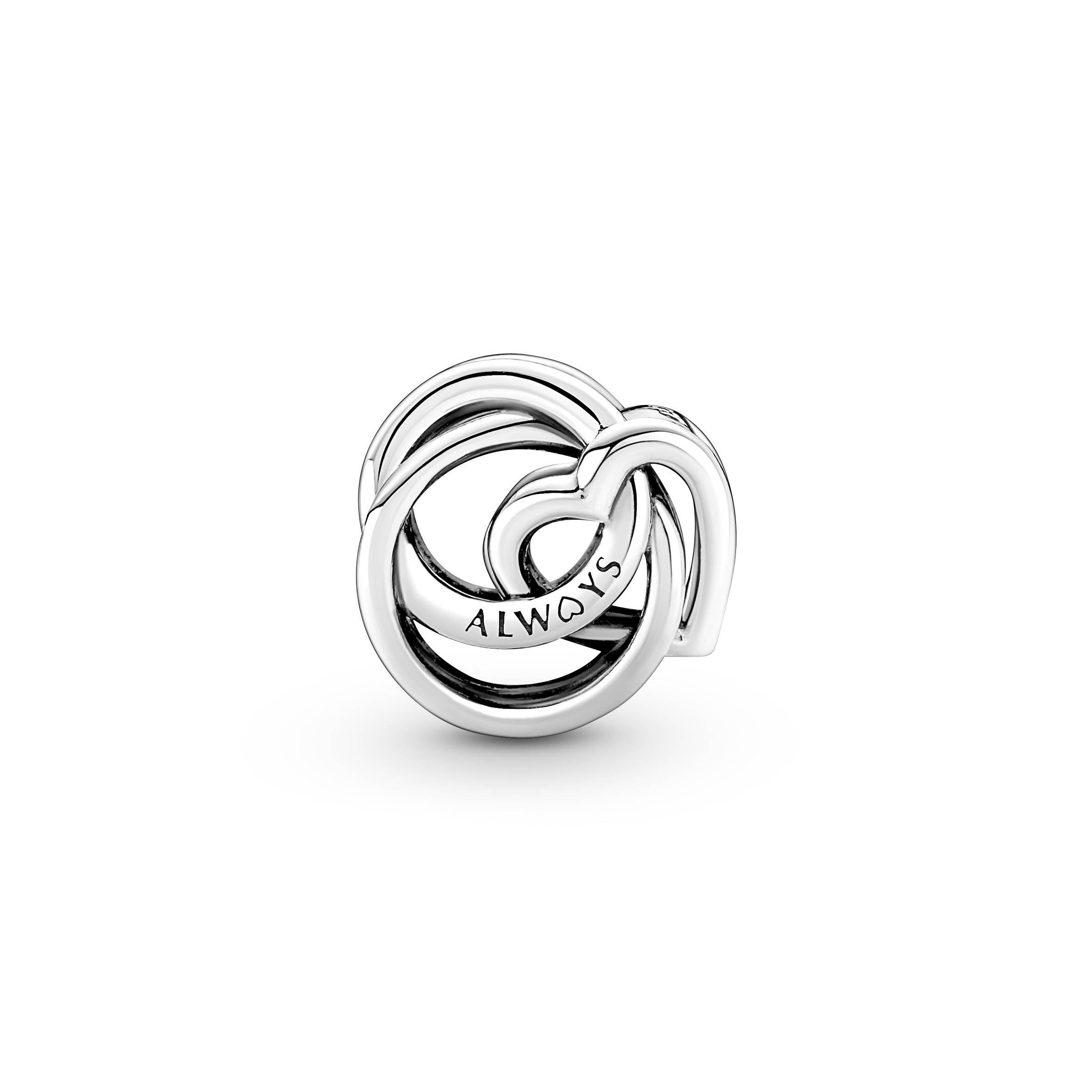 Familie Für Immer Verschlungenes Herz Charm - Sterling-Silber