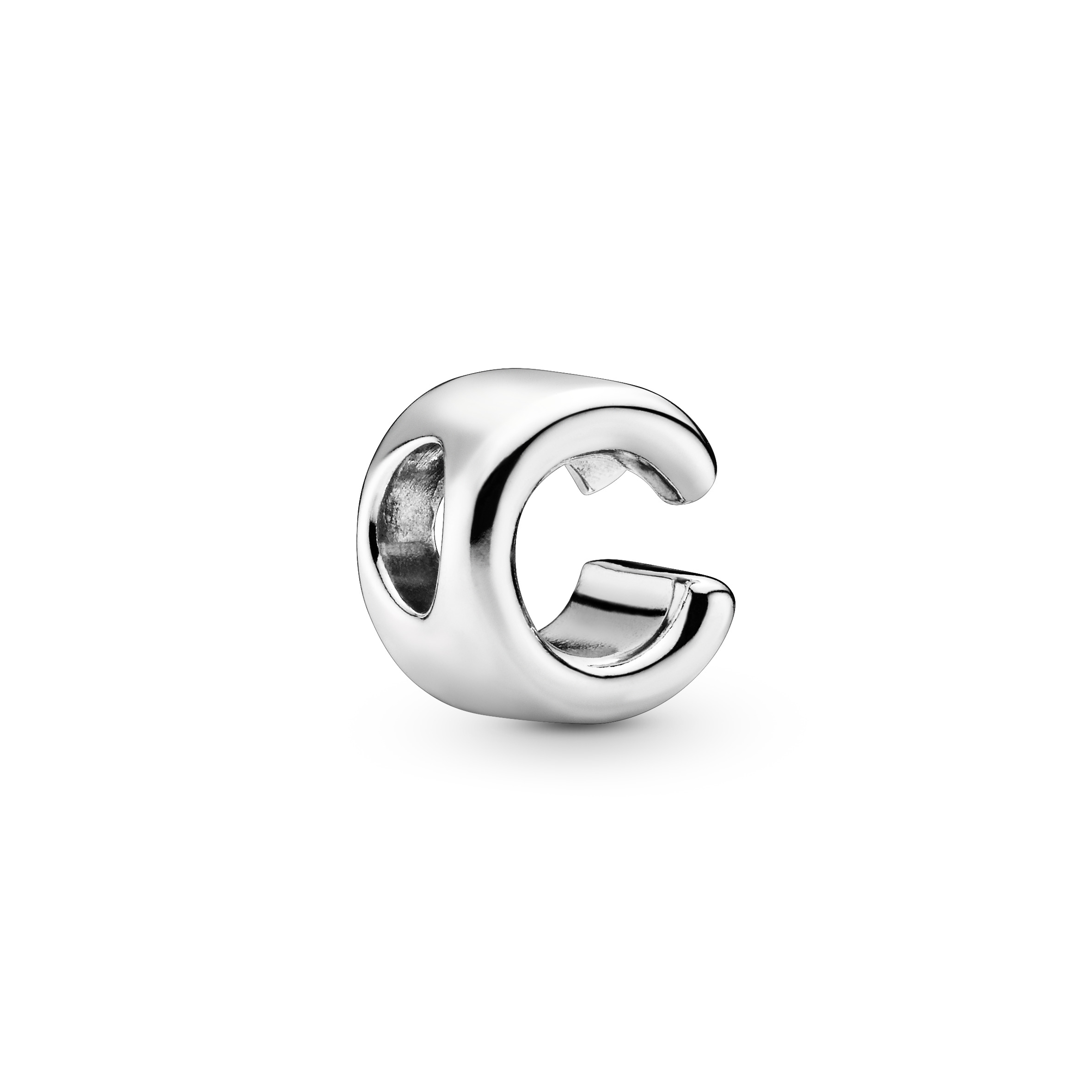 Buchstabe C Alphabet-Charm - Sterling-Silber