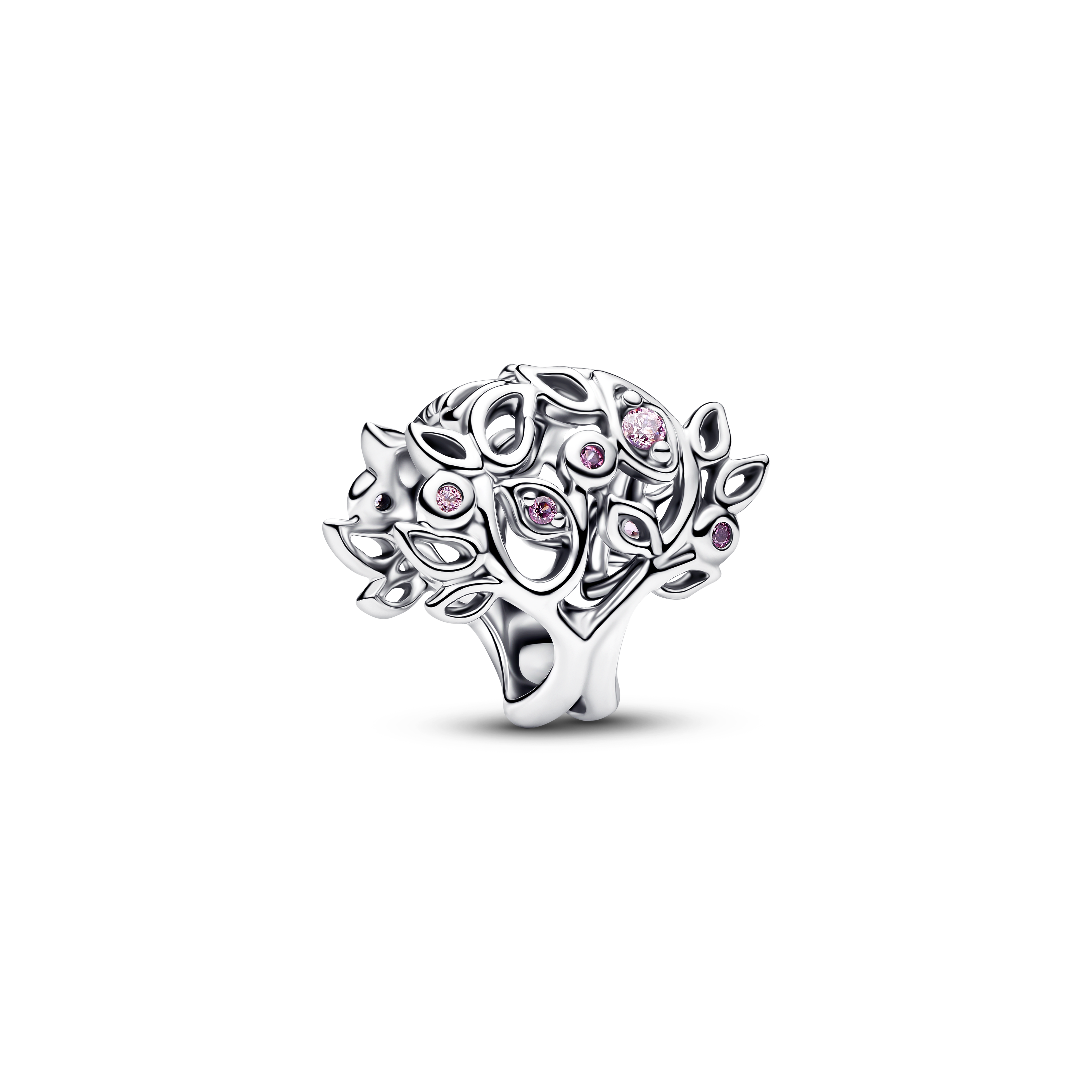  Familienstammbaum Offen gearbeitetes Charm - Sterling-Silber