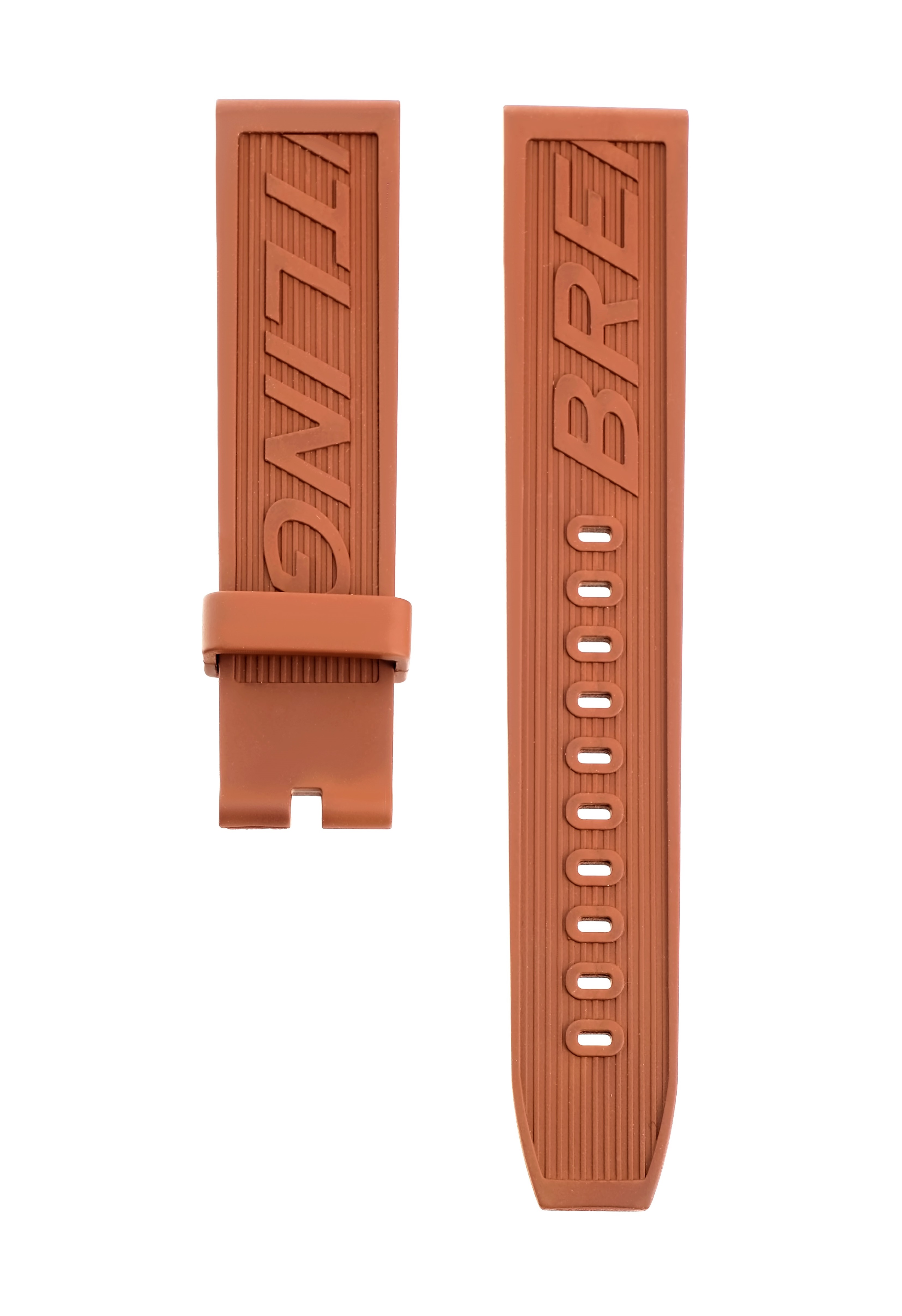 BREITLING Kautschukband - DIVER PRO II - Braun- 20/18 mm