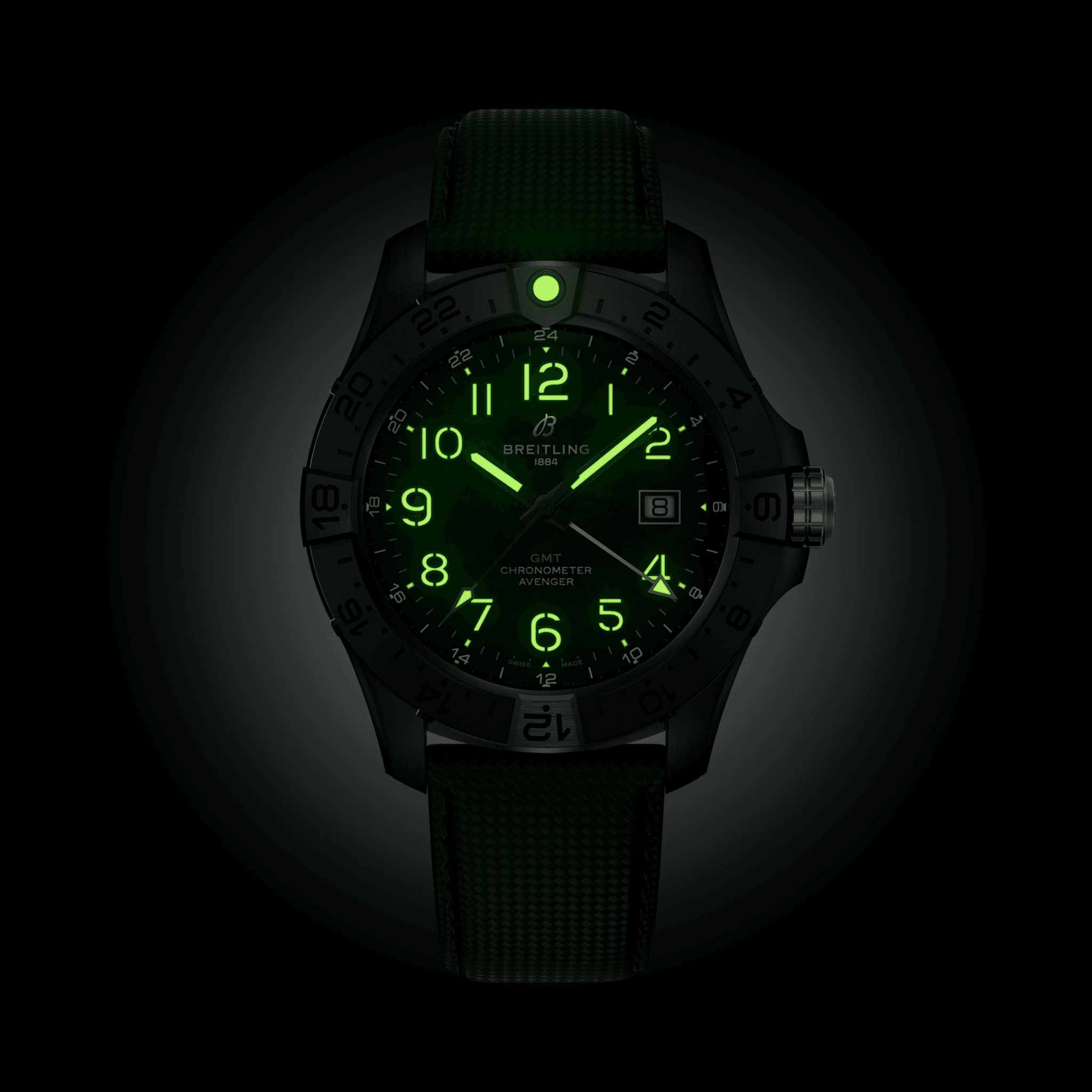 Avenger Automatic GMT 44 Night Mission - Keramik - Carbon