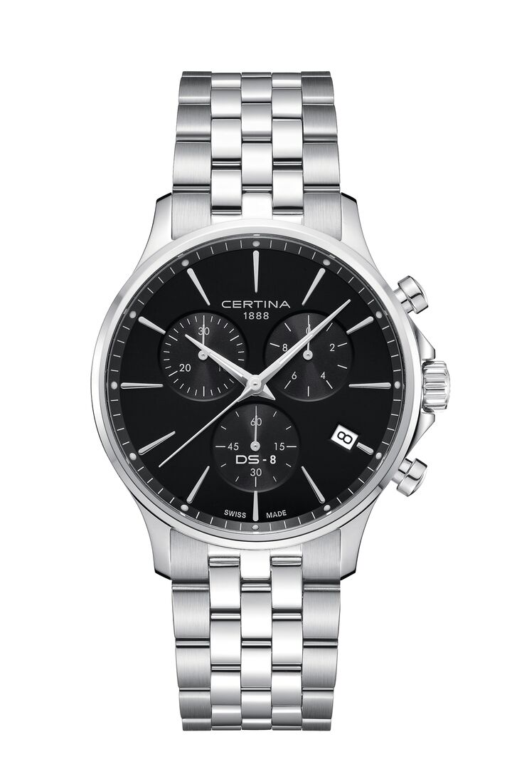 DS-8 Quarz Chronograph - 41mm - Schwarz