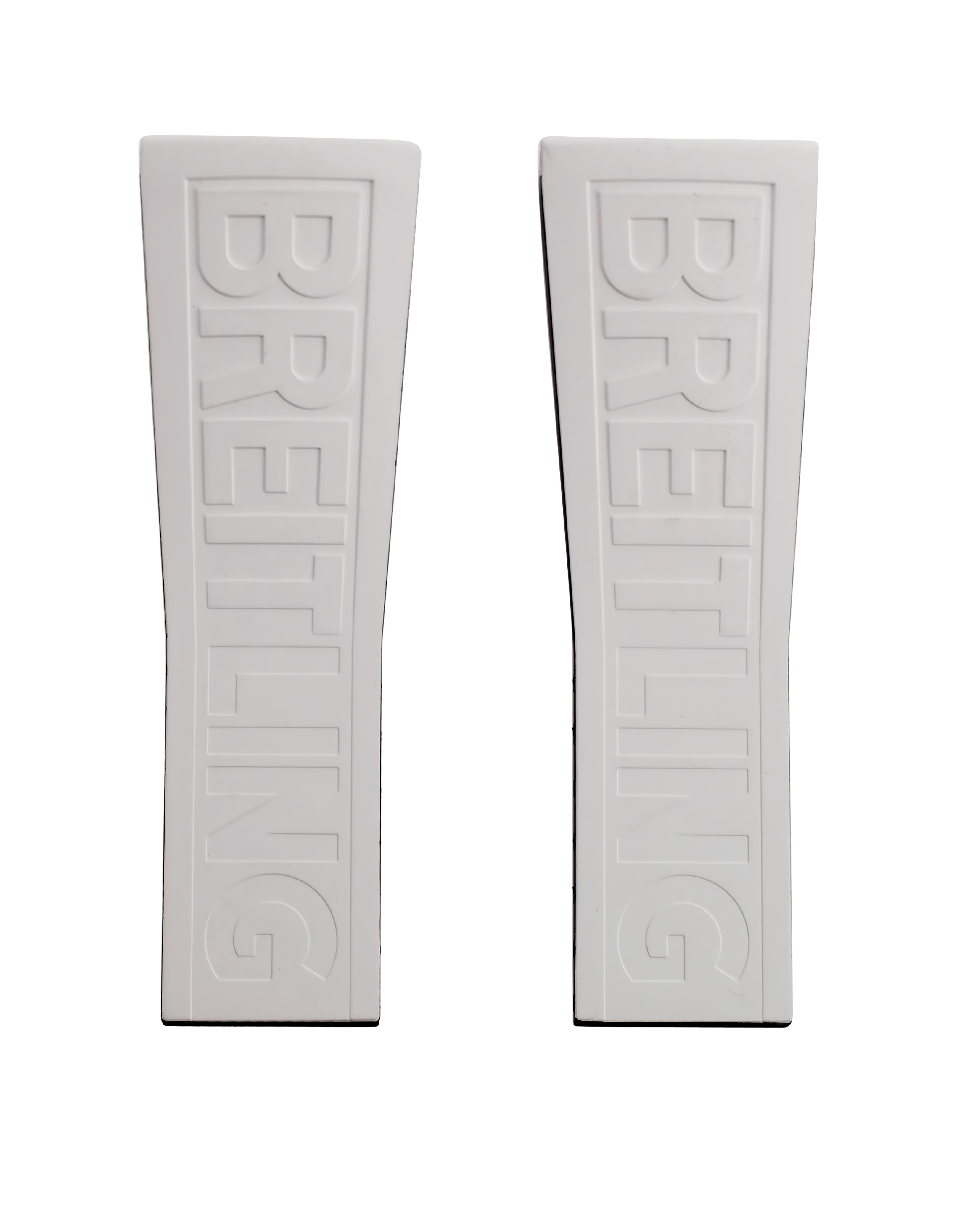 BREITLING Kautschukarmband - TwinPro - Weiß - 26/20mm - für BREITLING Emergency