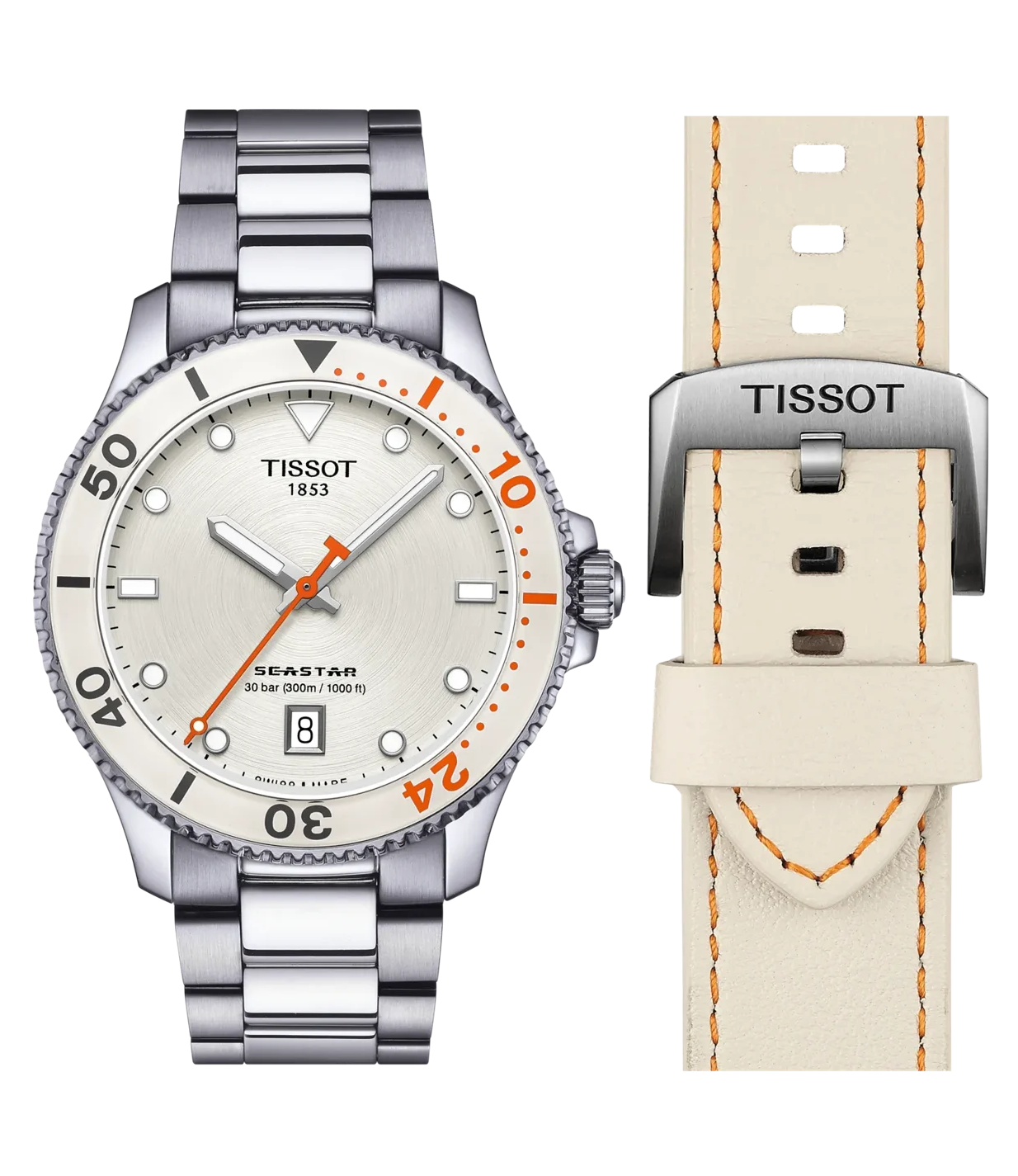Seastar FIBA Women's Basketball World Cup 2026  Quarz 40mm - Weiß