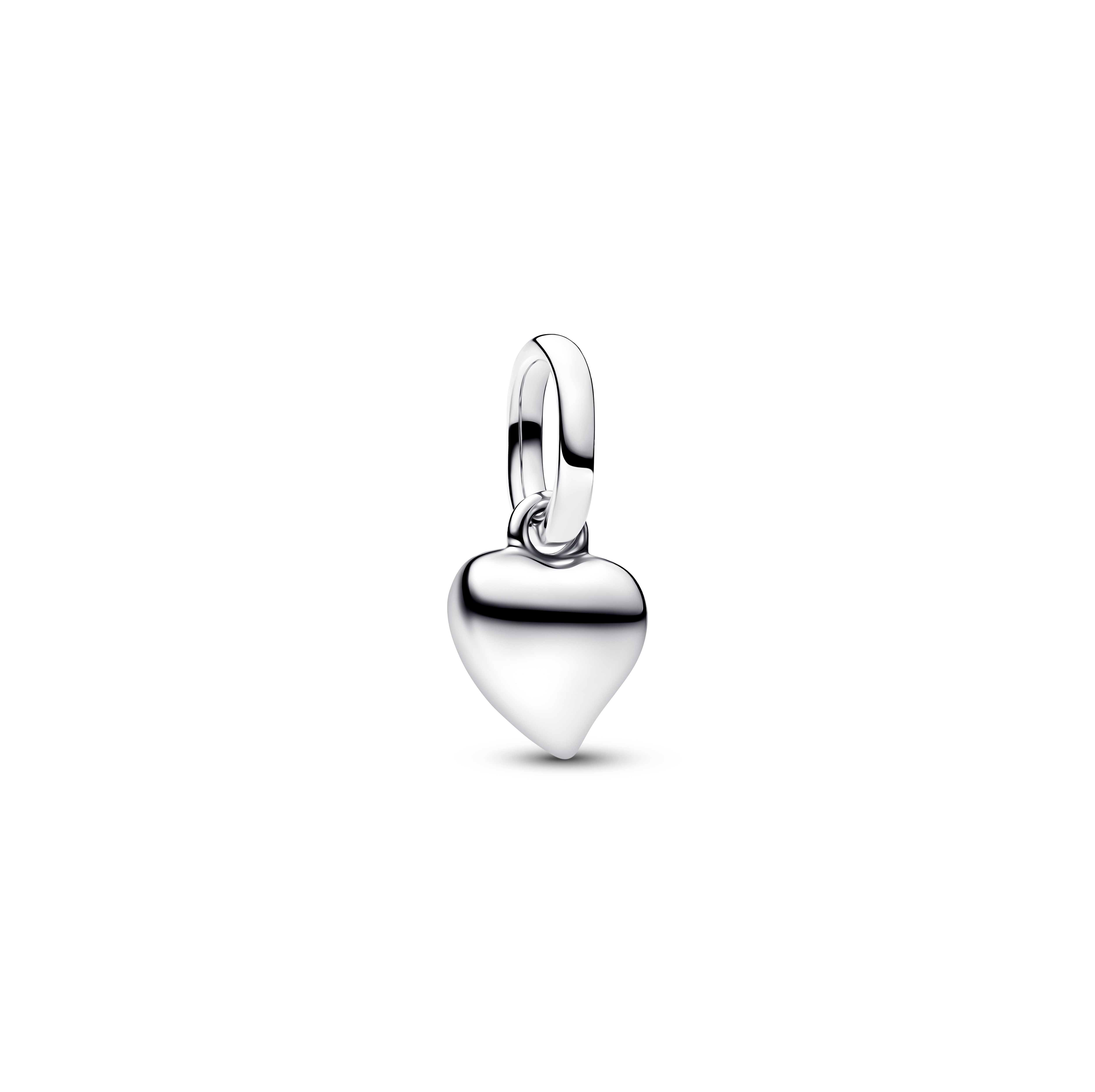 Herz Mini-Charm-Anhänger - Sterling - Silber