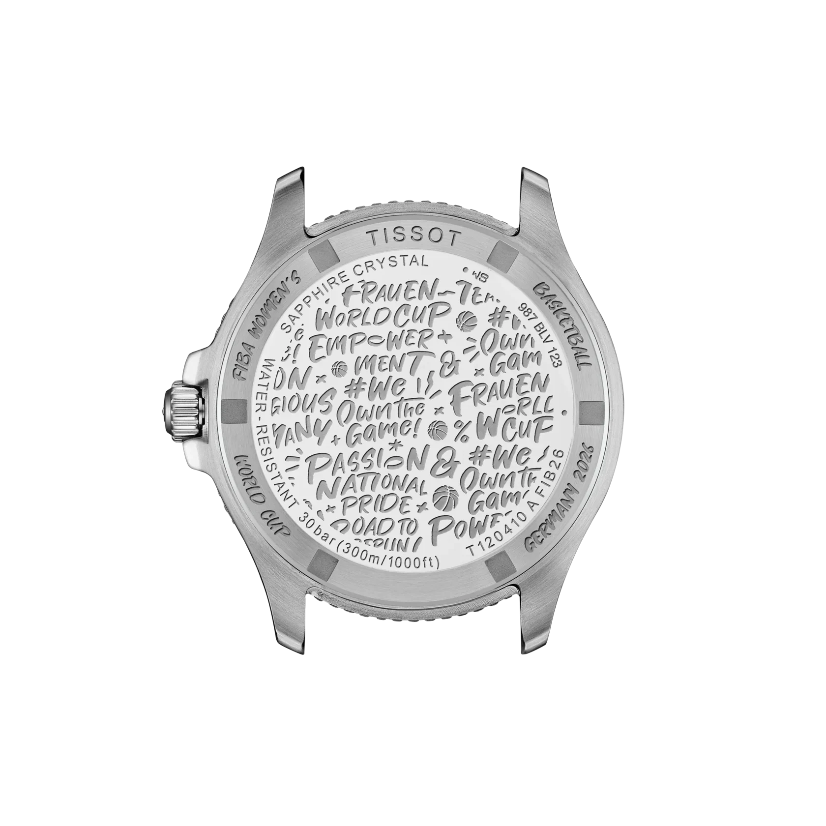 Seastar FIBA Women's Basketball World Cup 2026  Quarz 40mm - Weiß