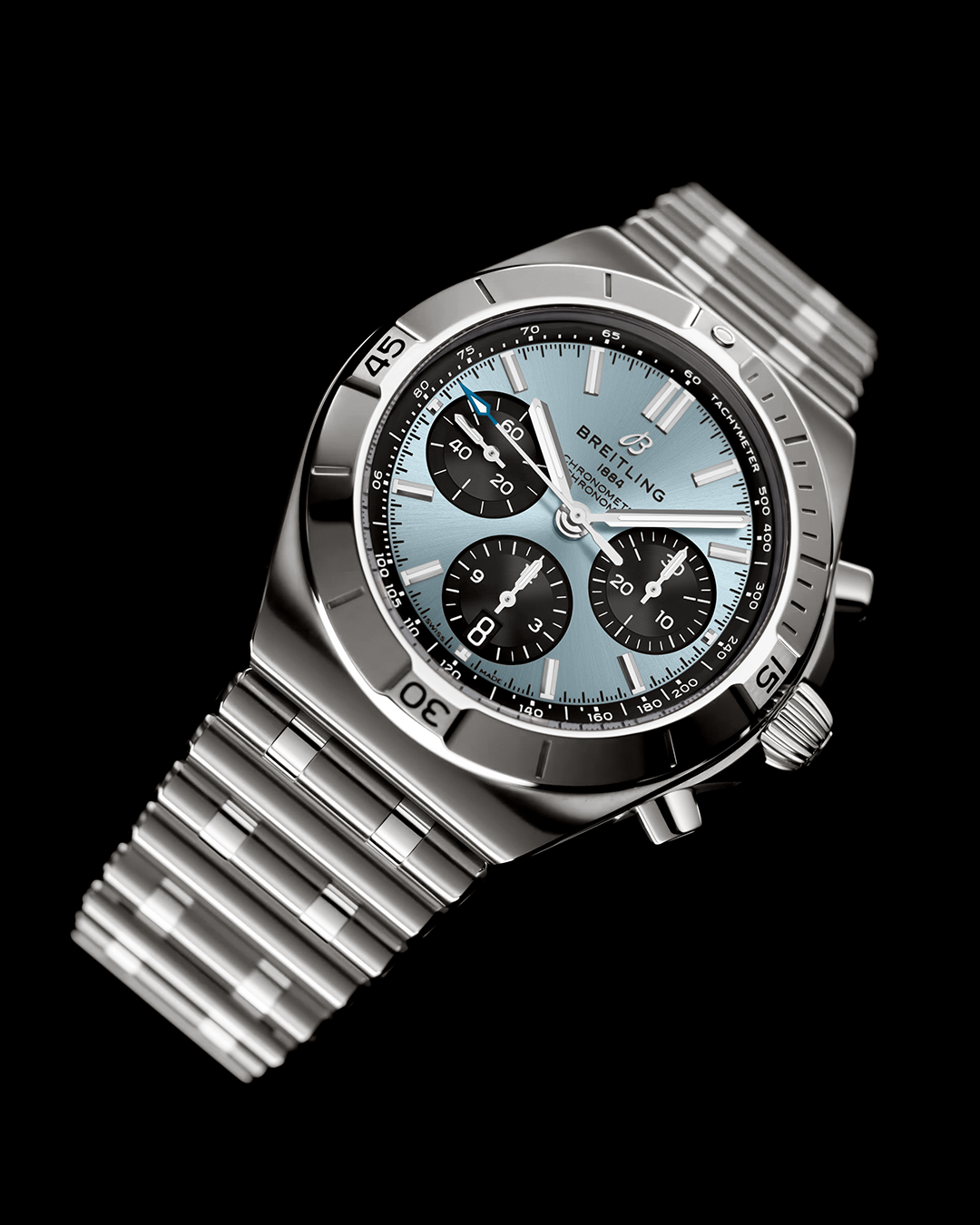 Chronomat B01 42 - Eisblau - Platinlünette 