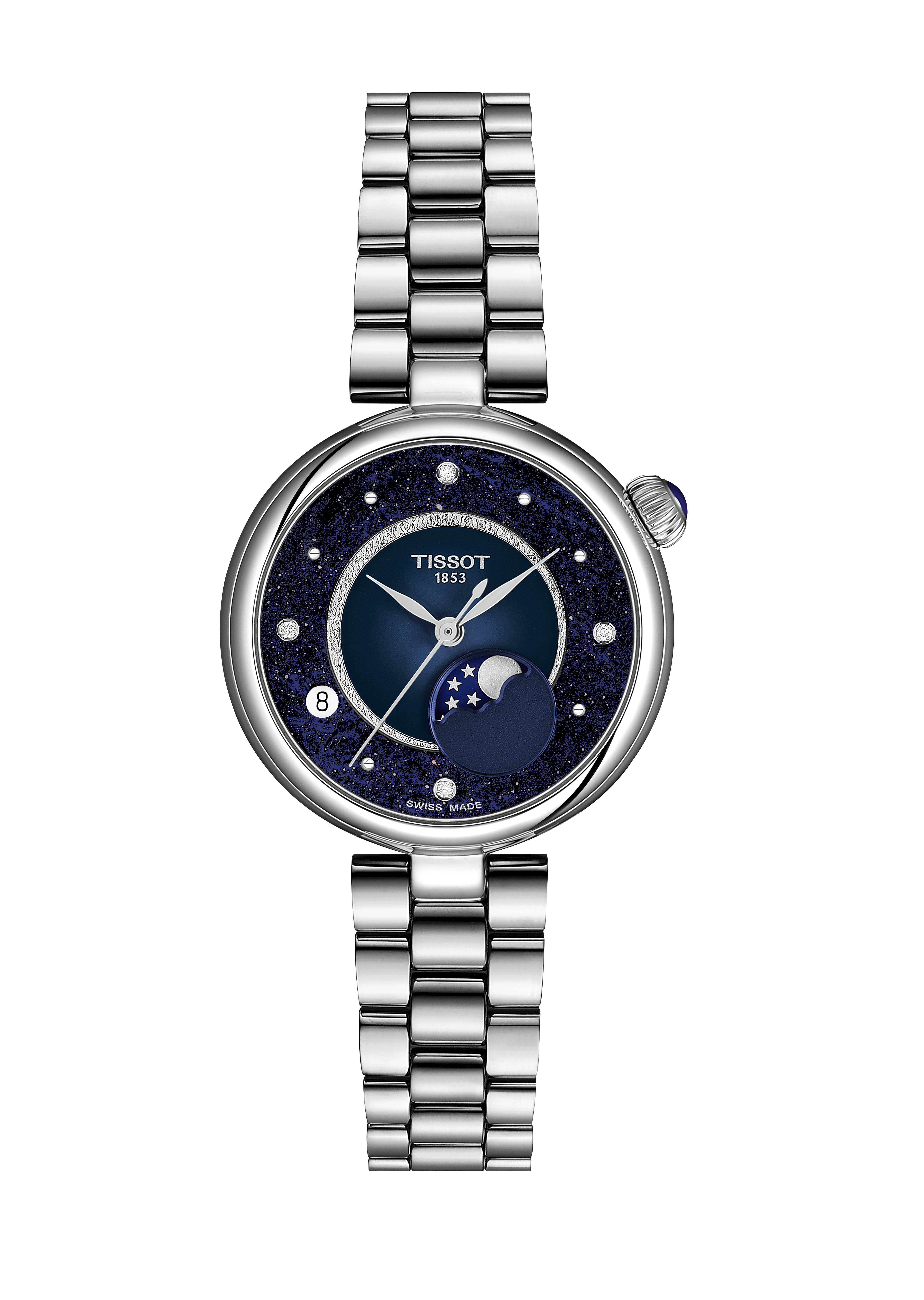 Desire Mondphase 29,6mm - Blau Diamant
