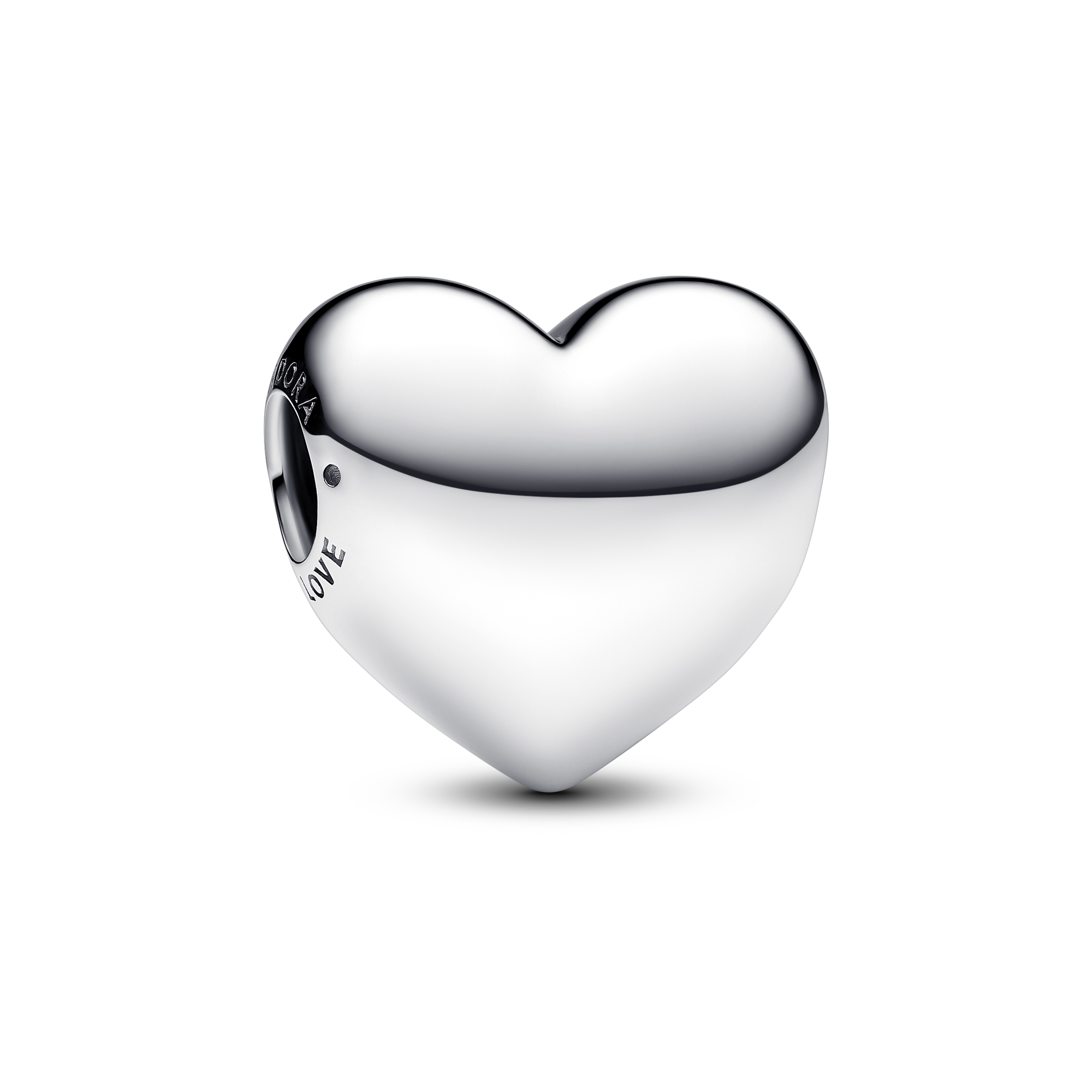 Be Love großes  Herz Charm - Sterling-Silber