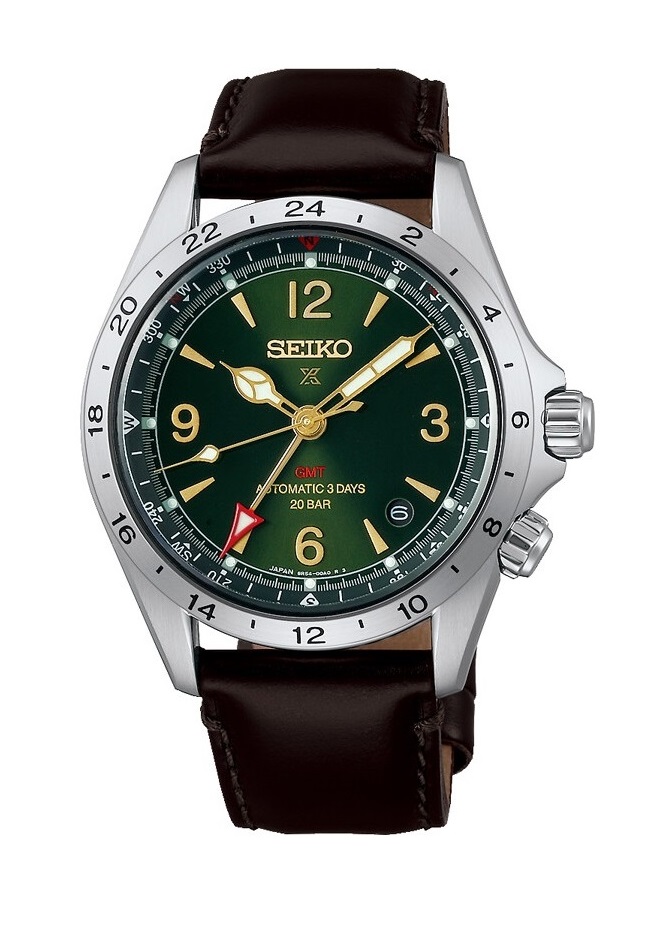 Prospex Prospex LAND Alpinist GMT Automatik - 3 Days - Grün 