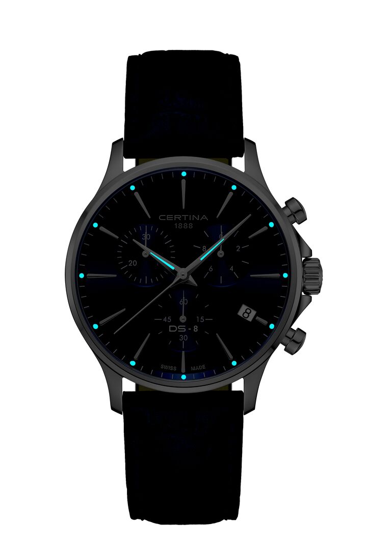 DS-8 Quarz Chronograph - 41mm - Blau 