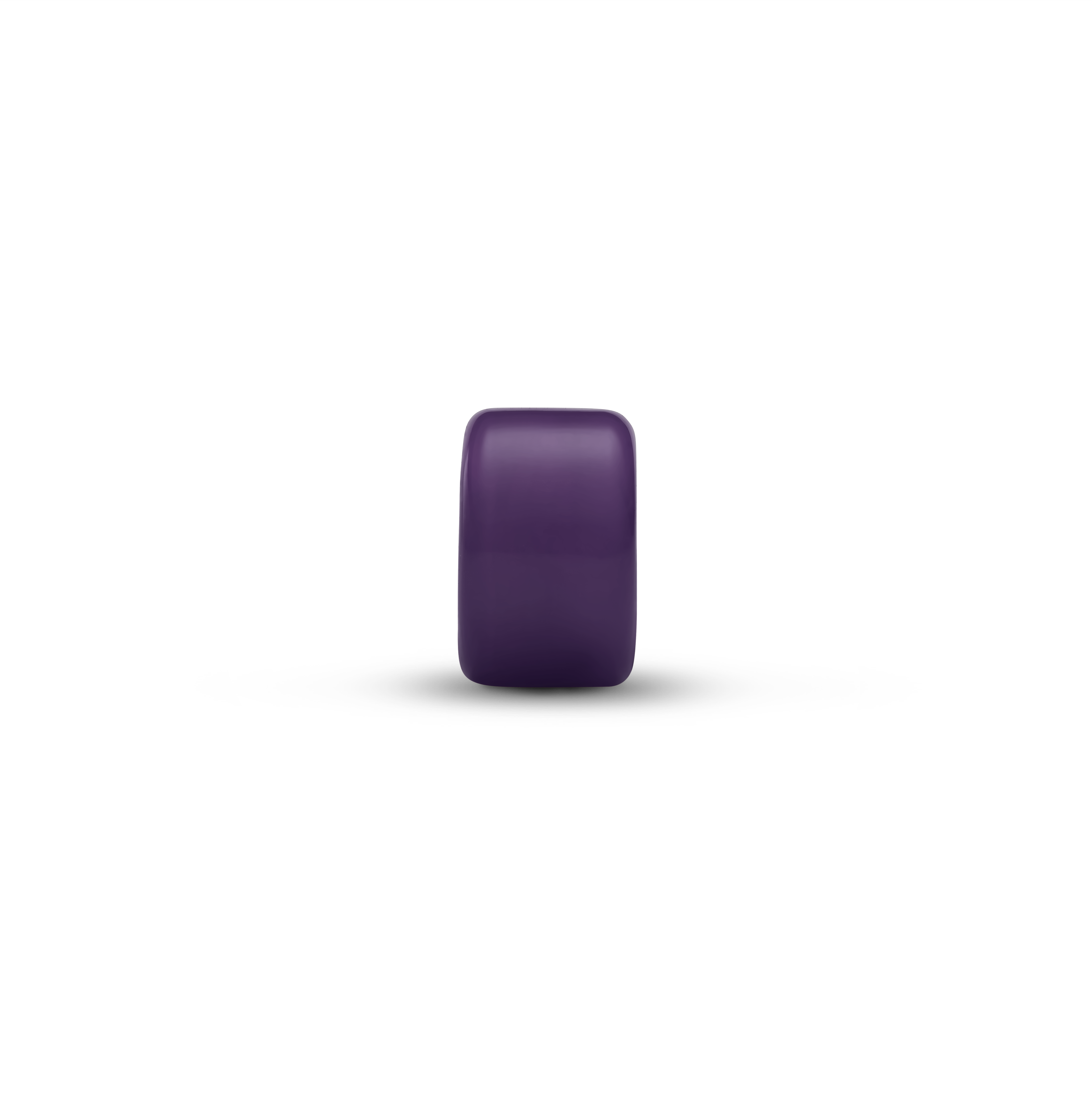 Violettes Murano-Glas Mini-Charm - Sterling-Silber