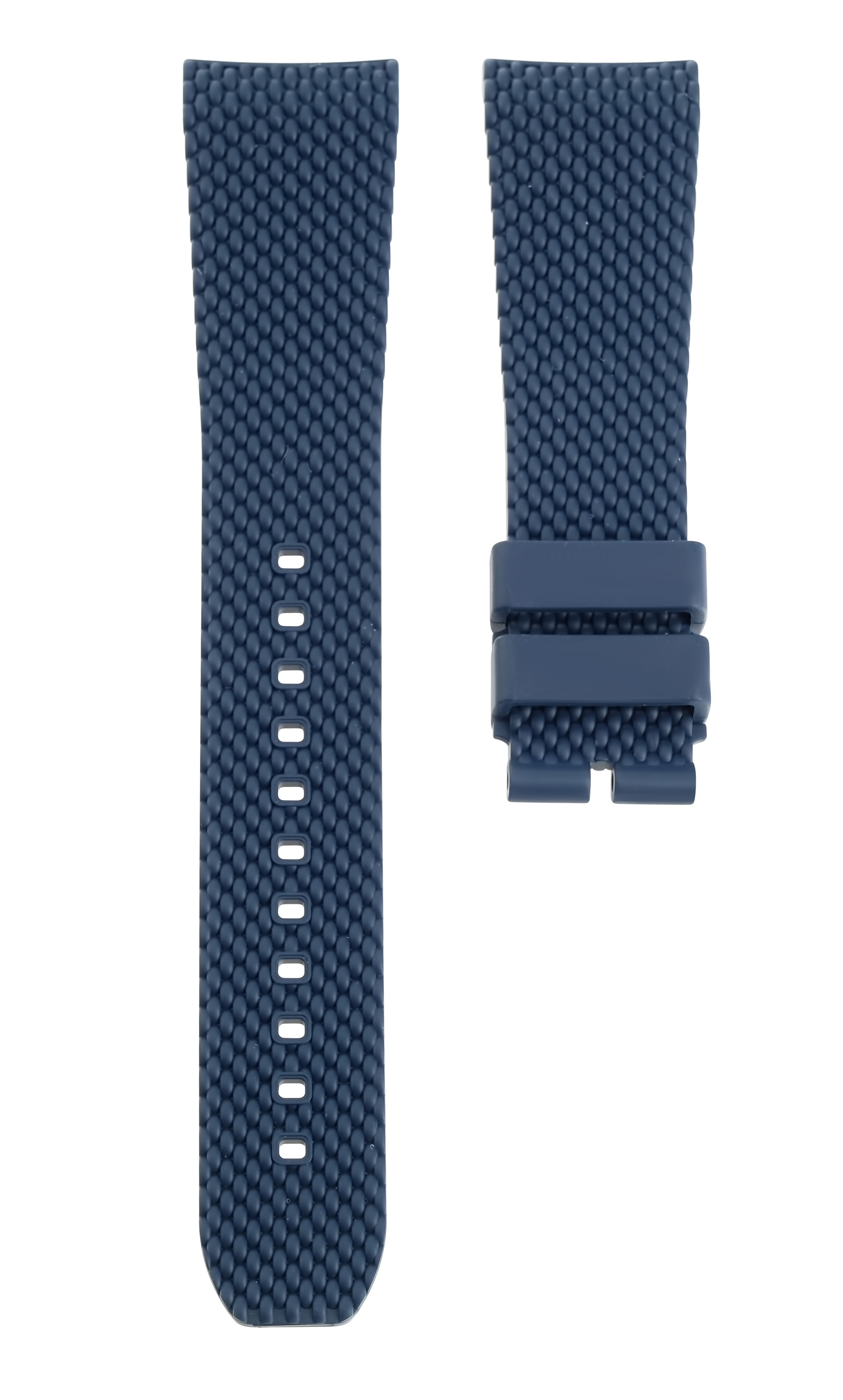 BREITLING geflochtenes Kautschukarmband - Superocean Heritage B31 42 & 44 / B01 42  - Blau - 22/18mm