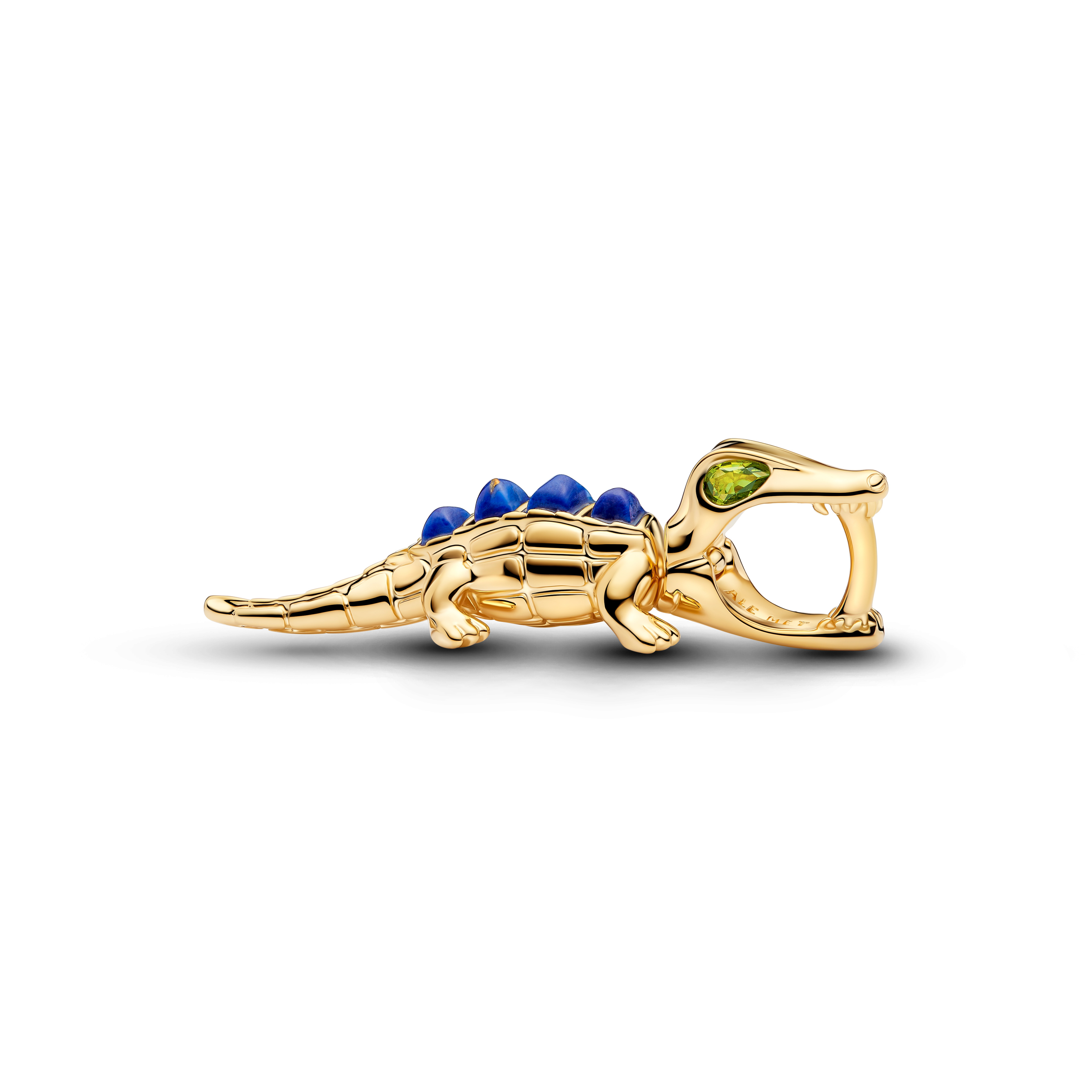 Alligator Charm - 14 Karat Vergoldung