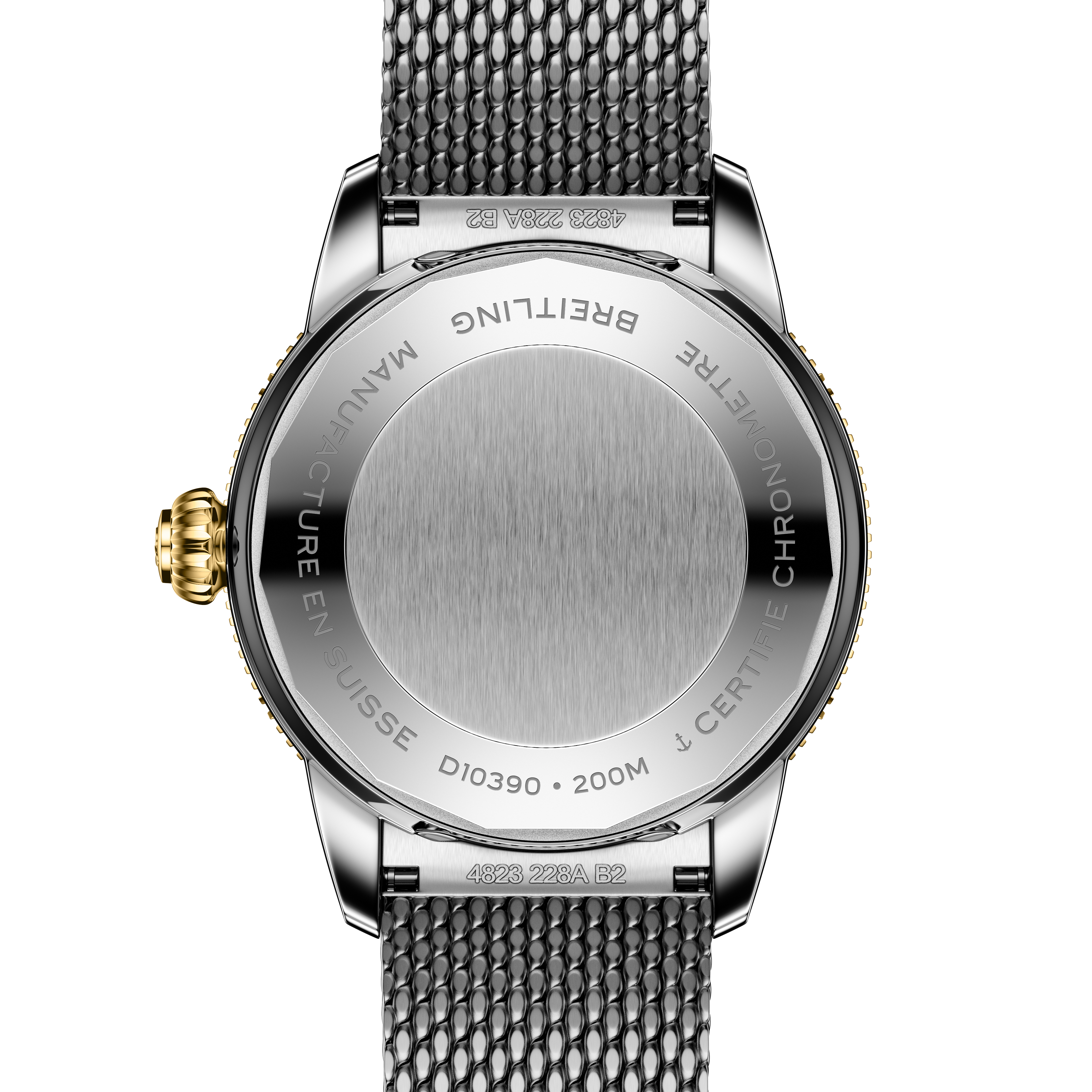 Superocean Heritage Automatic 36 - Weiß - Stahl / Gelbgold