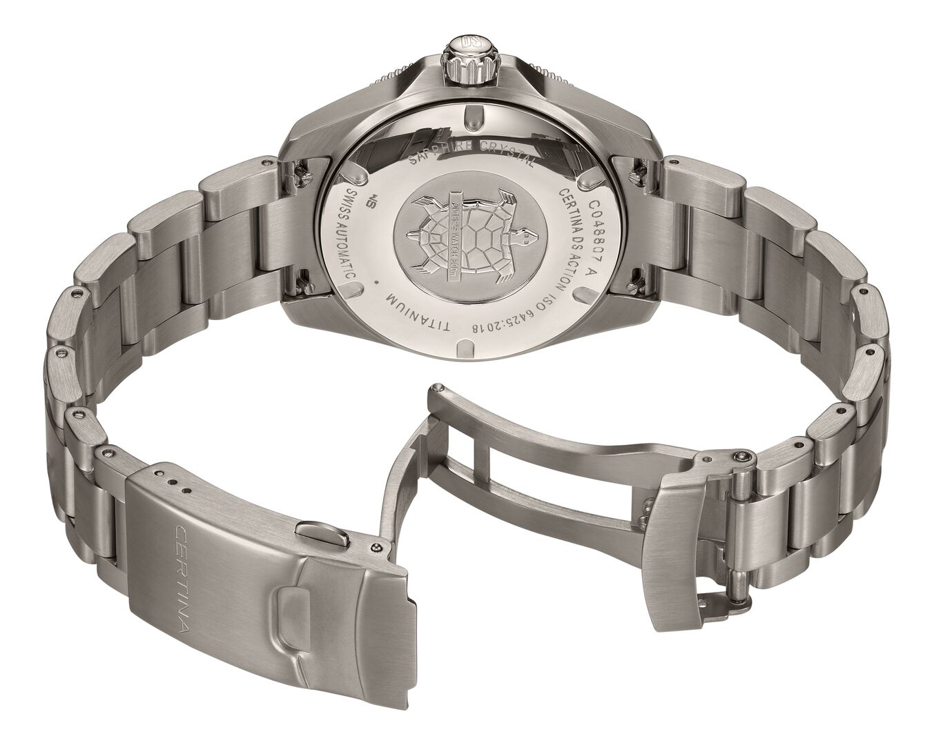 DS Action Diver 38 Titanium - Powermatic 80 - Schwarz / Pink