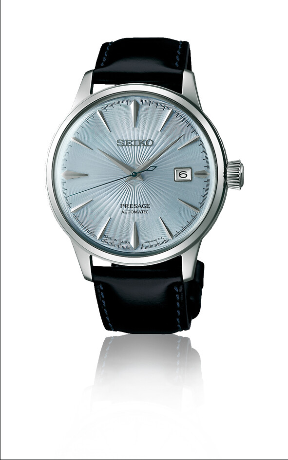 PRESAGE Cocktail Time Automatik 40mm - 3 Zeiger - Hellblau