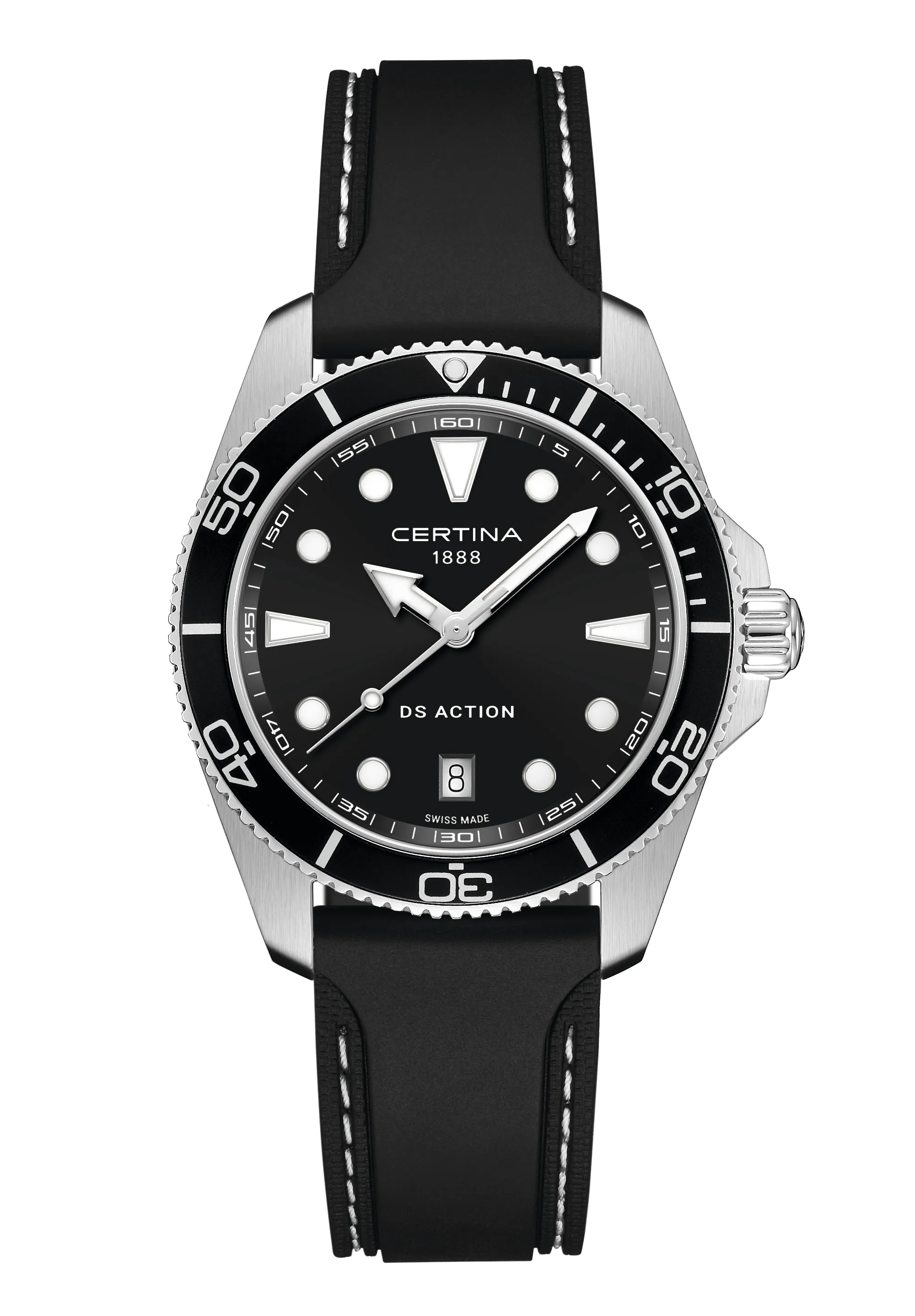DS Action Quarz 40mm - Schwarz 