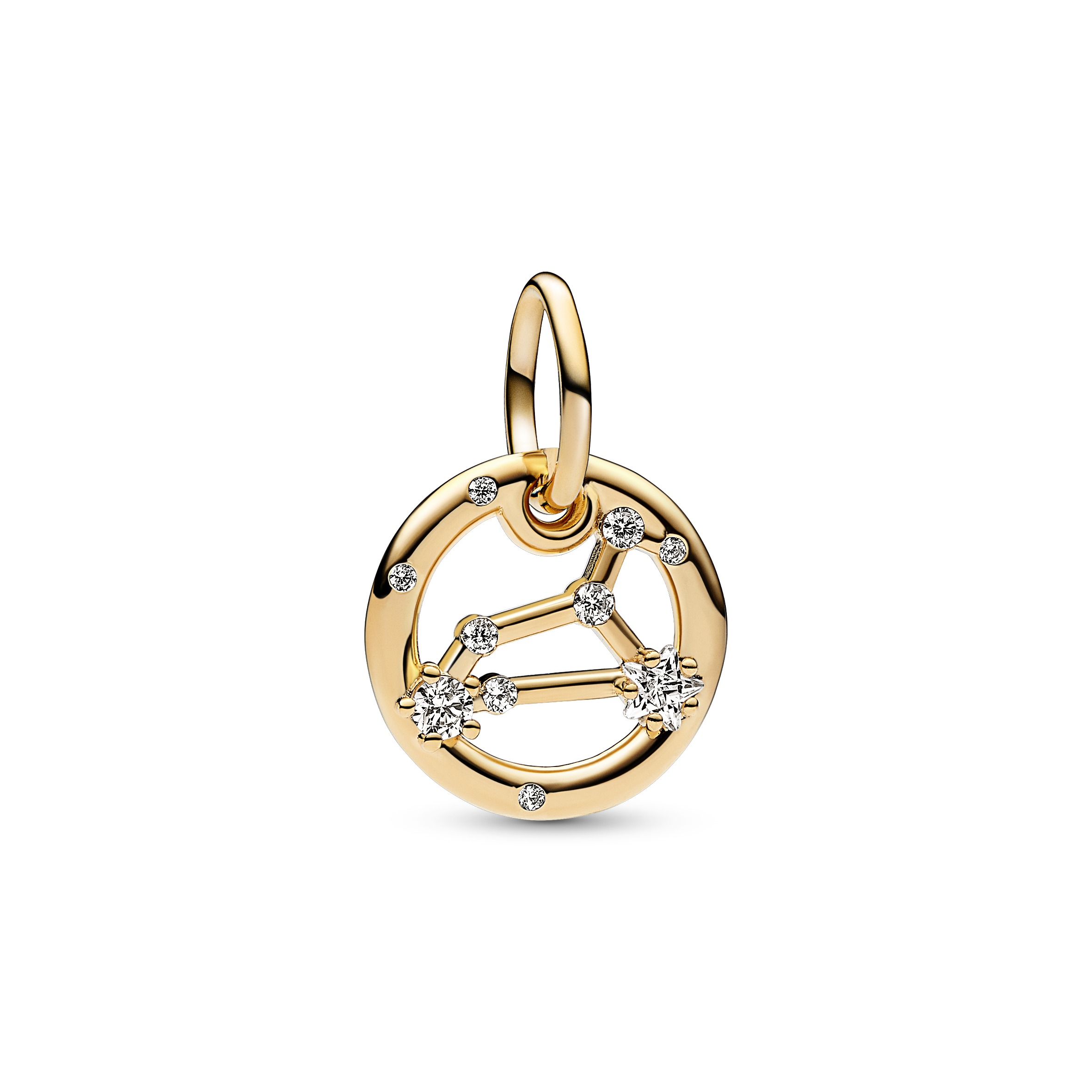Sternzeichen Löwe Charm-Anhänger - 14 Karat Vergoldung
