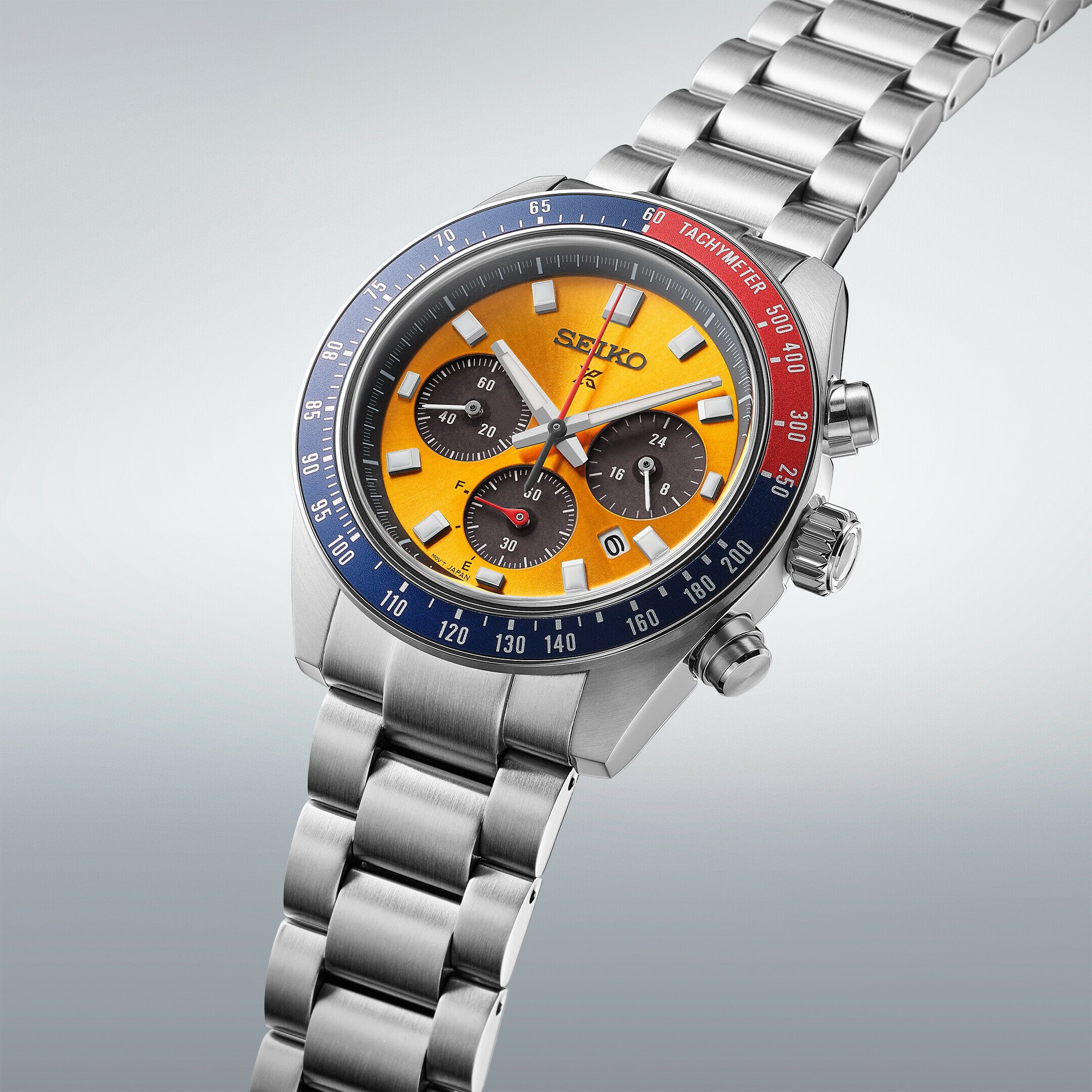 Prospex Speedtimer Solar Chronograph  - Gelb / Blau / Rot