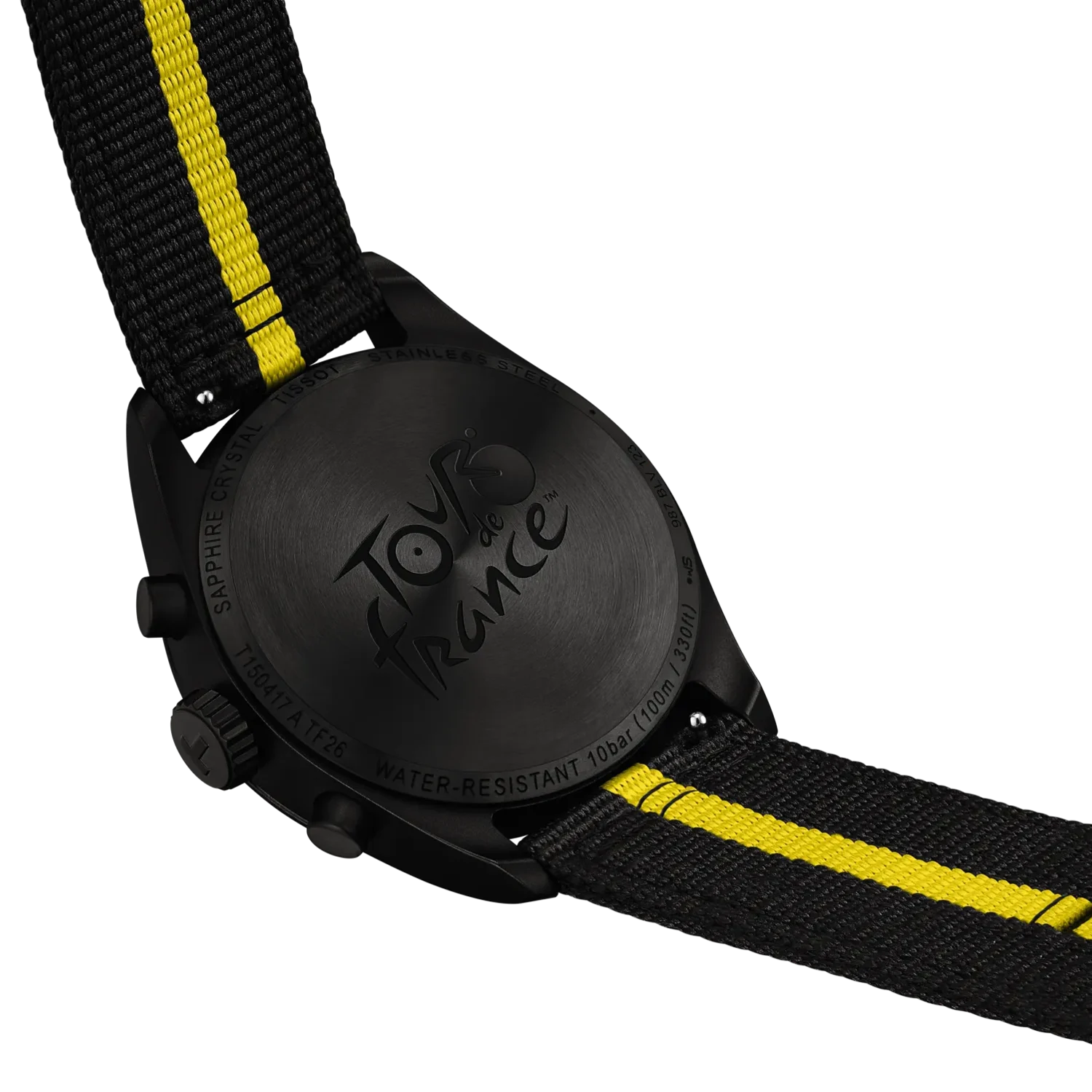  PR 100 Chronograph - Tour de France 2026 - 40mm - Schwarz Gelb + Kautschukband