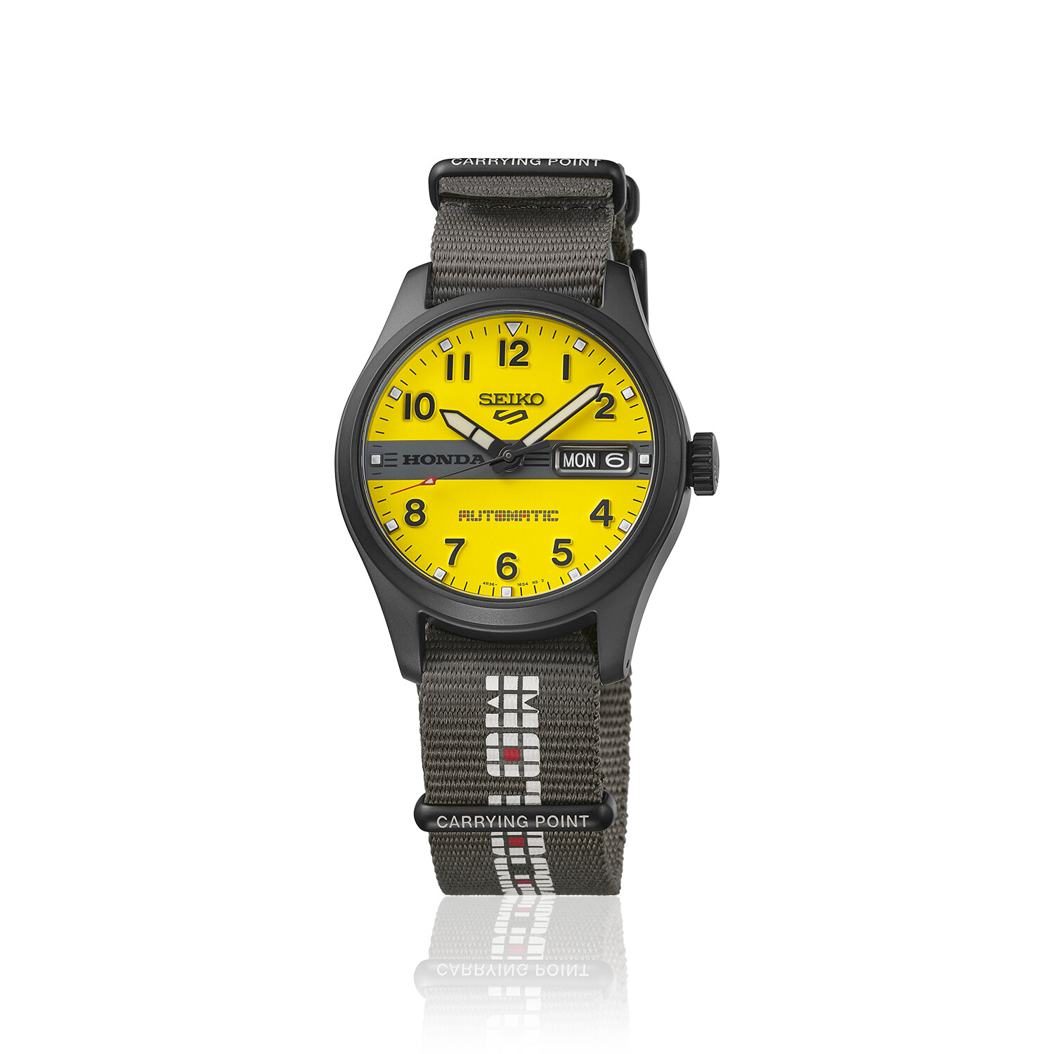  5 Sports - Automatik - Silber - Gelb -  MOTOCOMPO Limited Edition - one of 8.000