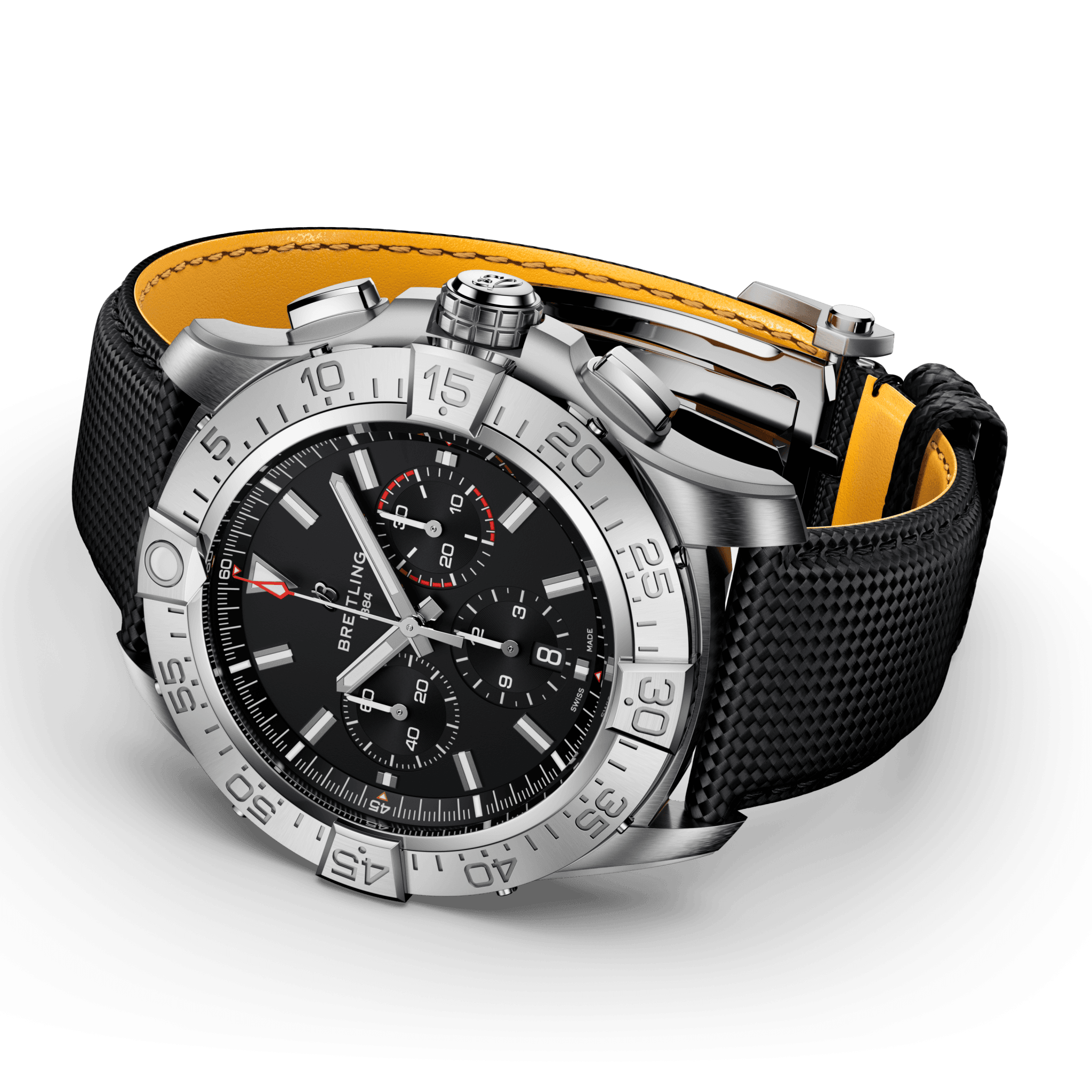 Super Avenger B01 Chronograph 46 - Schwarz - Titan 
