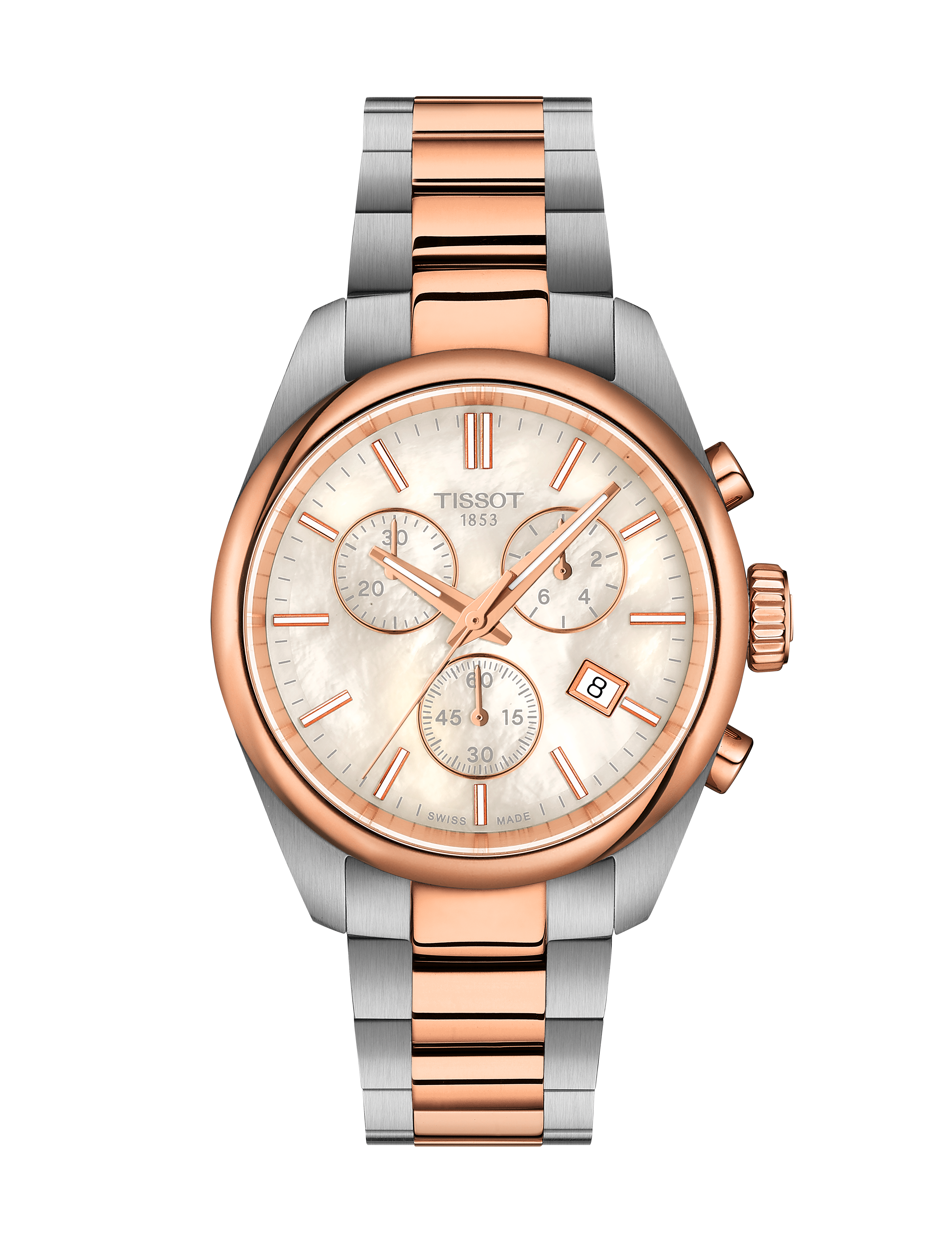 PR 100 Chronograph 36mm - Perlmutt - Rosé / Bicolor