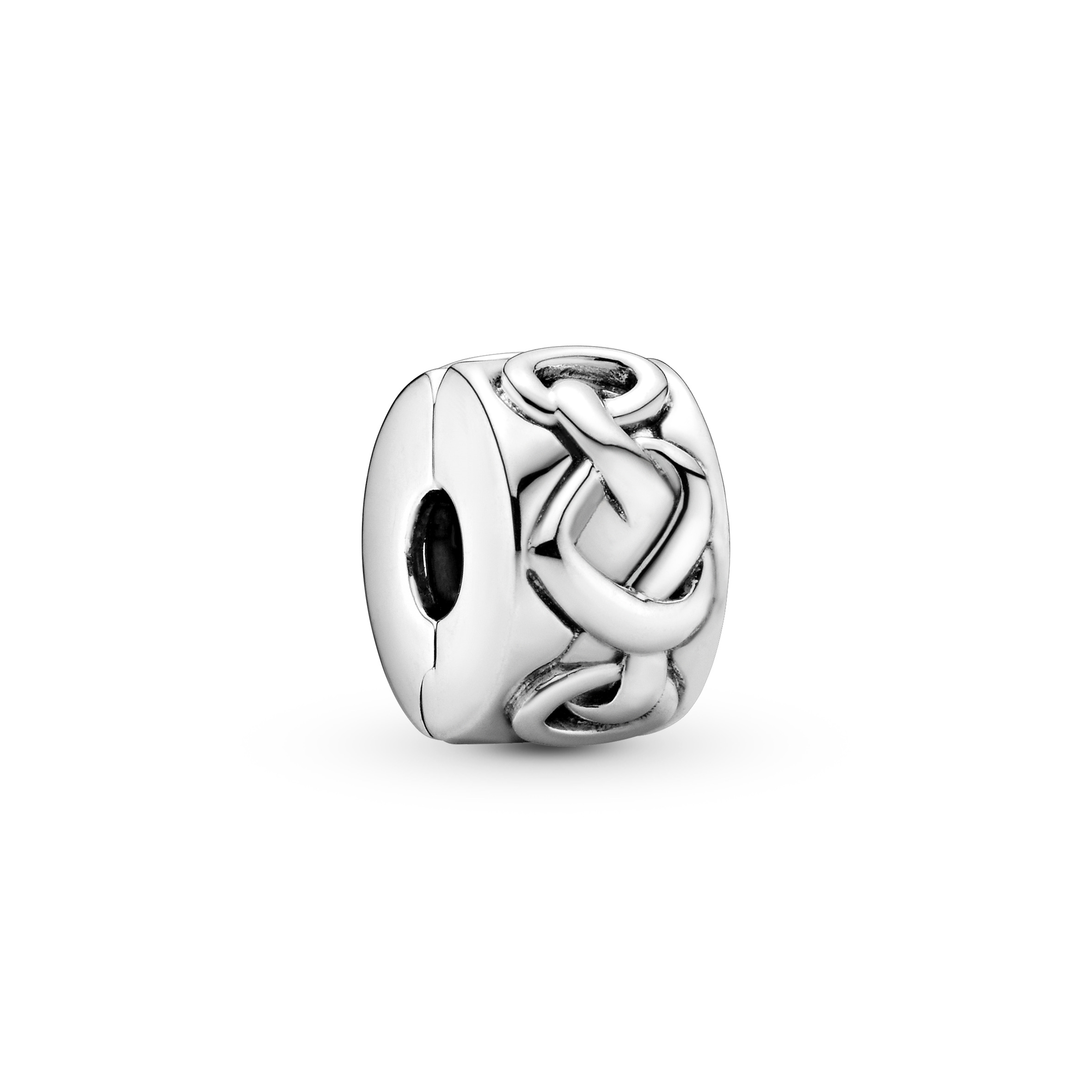 Liebesknoten Clip - Sterling-Silber