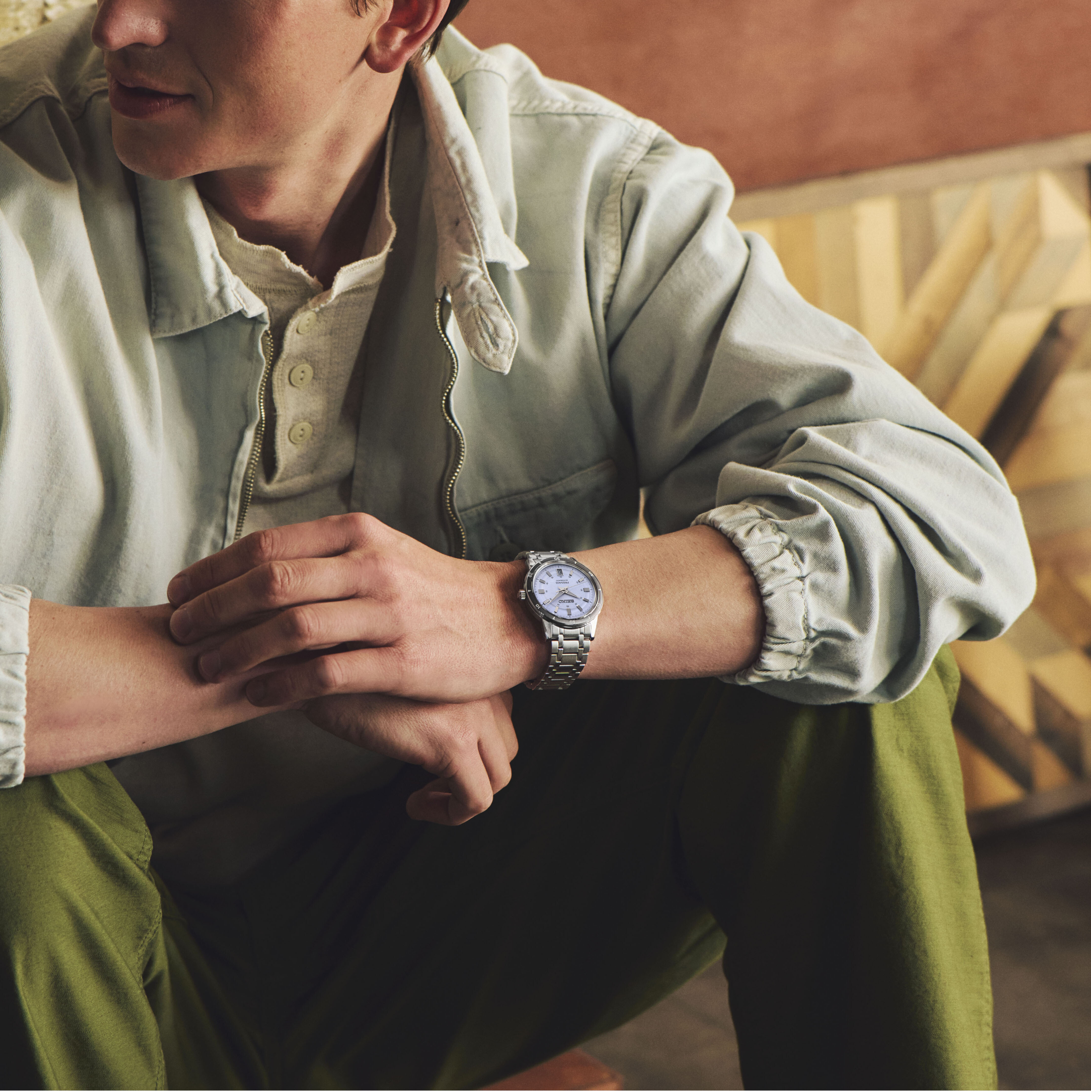 PRESAGE Automatik Style60's  - 39,50mm - Hellblau