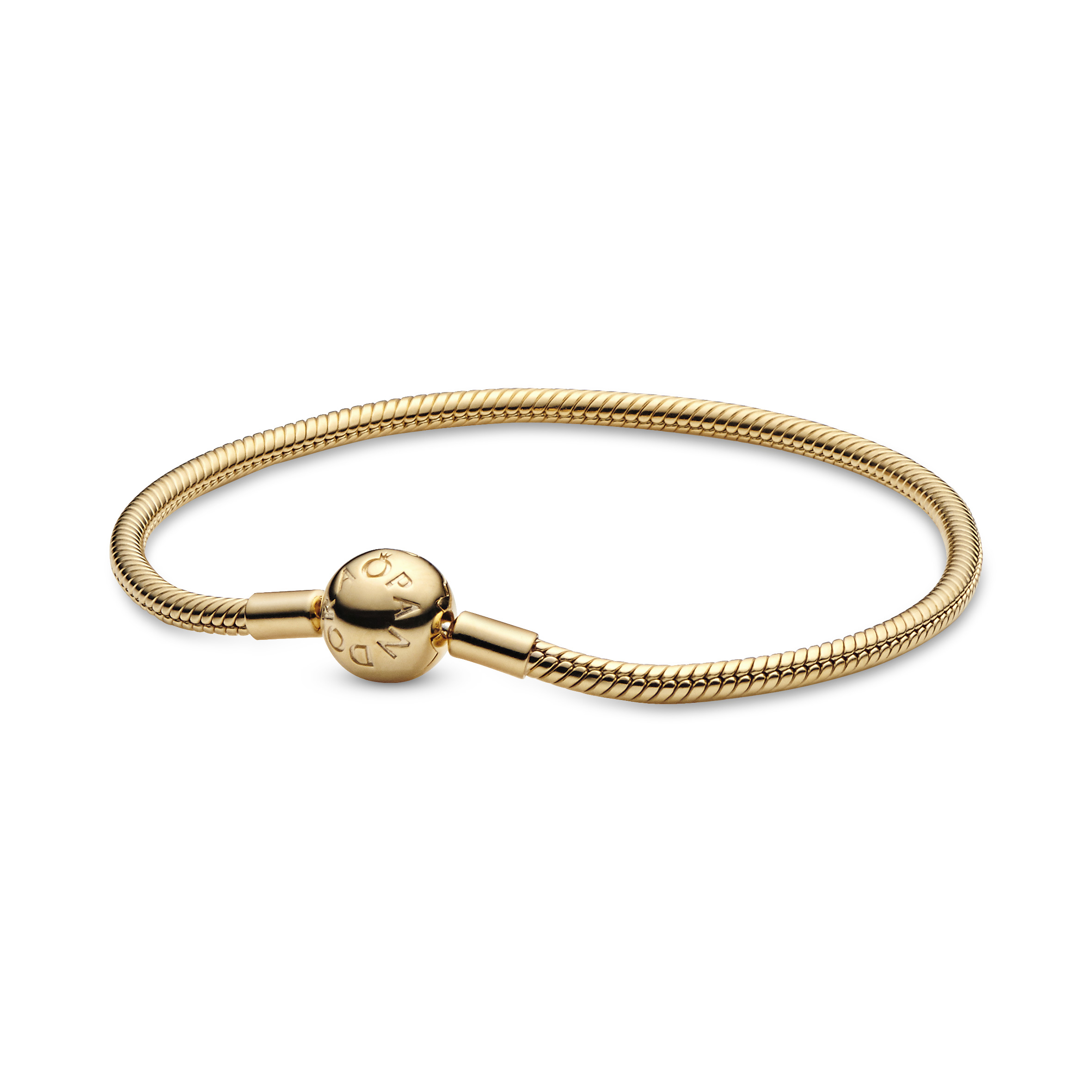 Moments Schlangen-Gliederarmband - 14 Karat Vergoldung