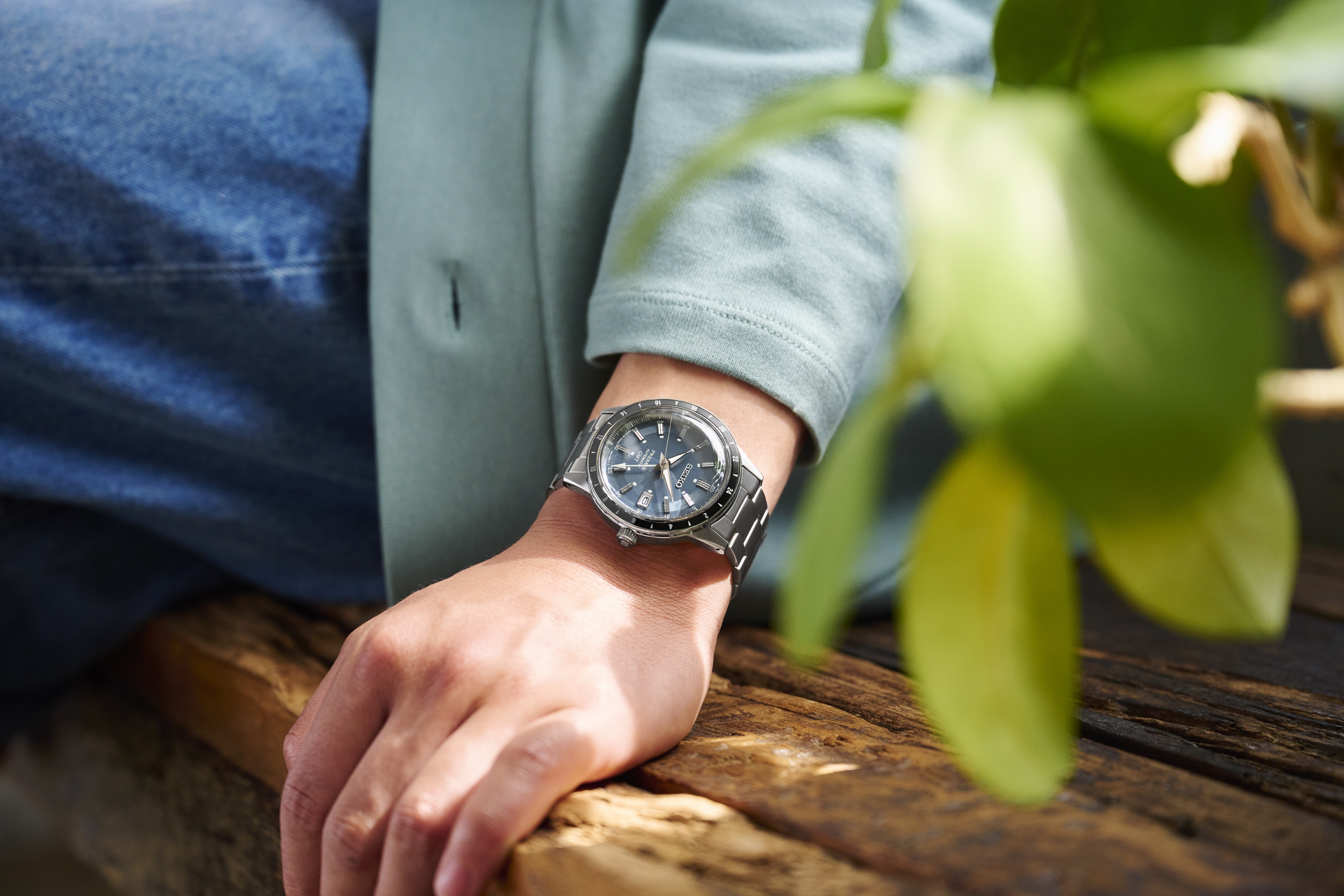 PRESAGE Automatik GMT Style60's  - 40,75mm - Blau 