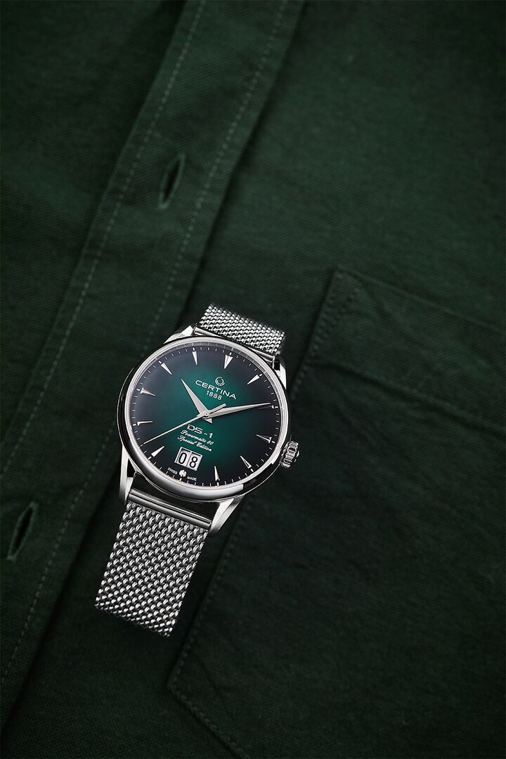 DS-1 Big Date 41mm - Powermatic 80 - 0th Anniversary DS Concept Special Edition - Grün