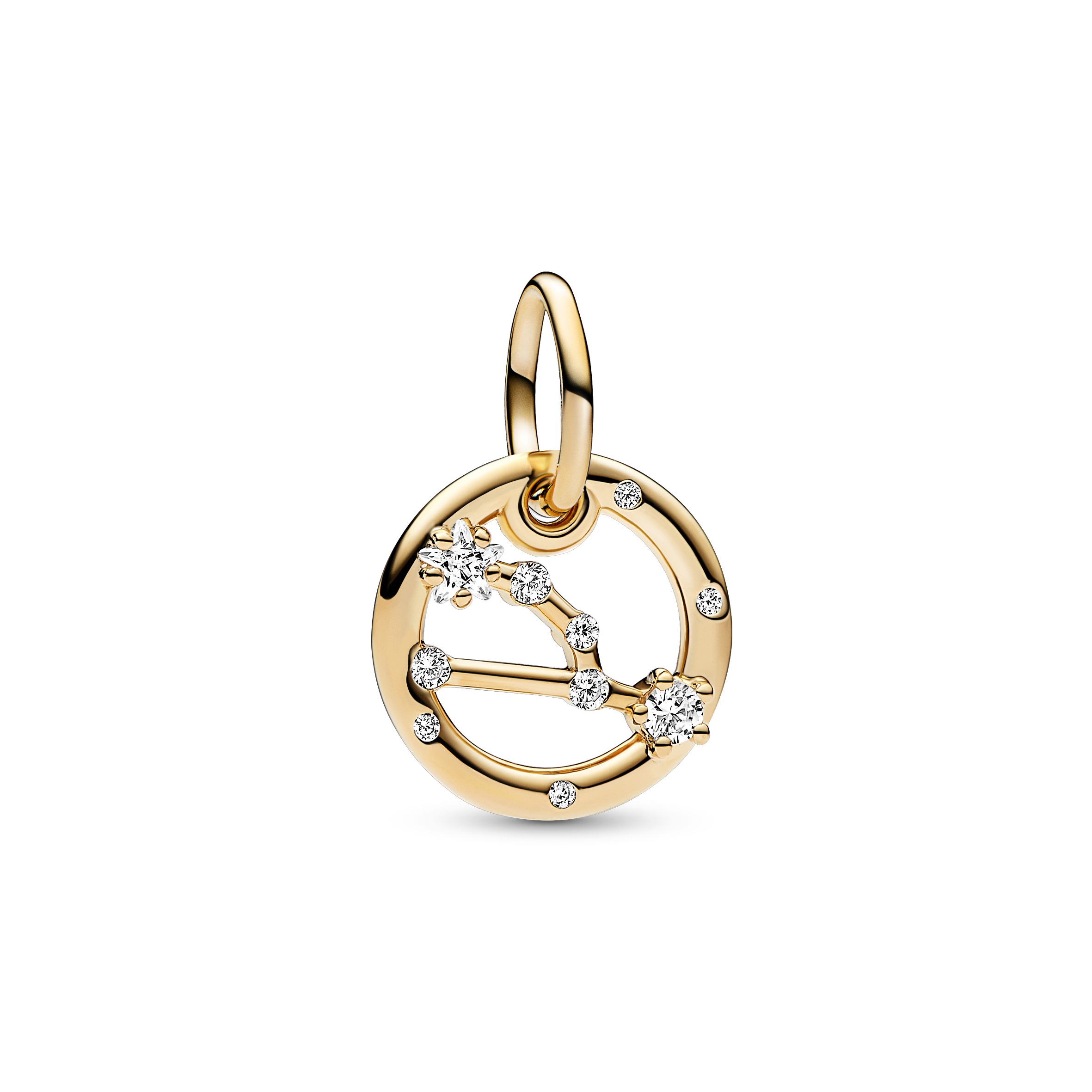 Sternzeichen Skorpion Charm-Anhänger - 14 Karat Vergoldung