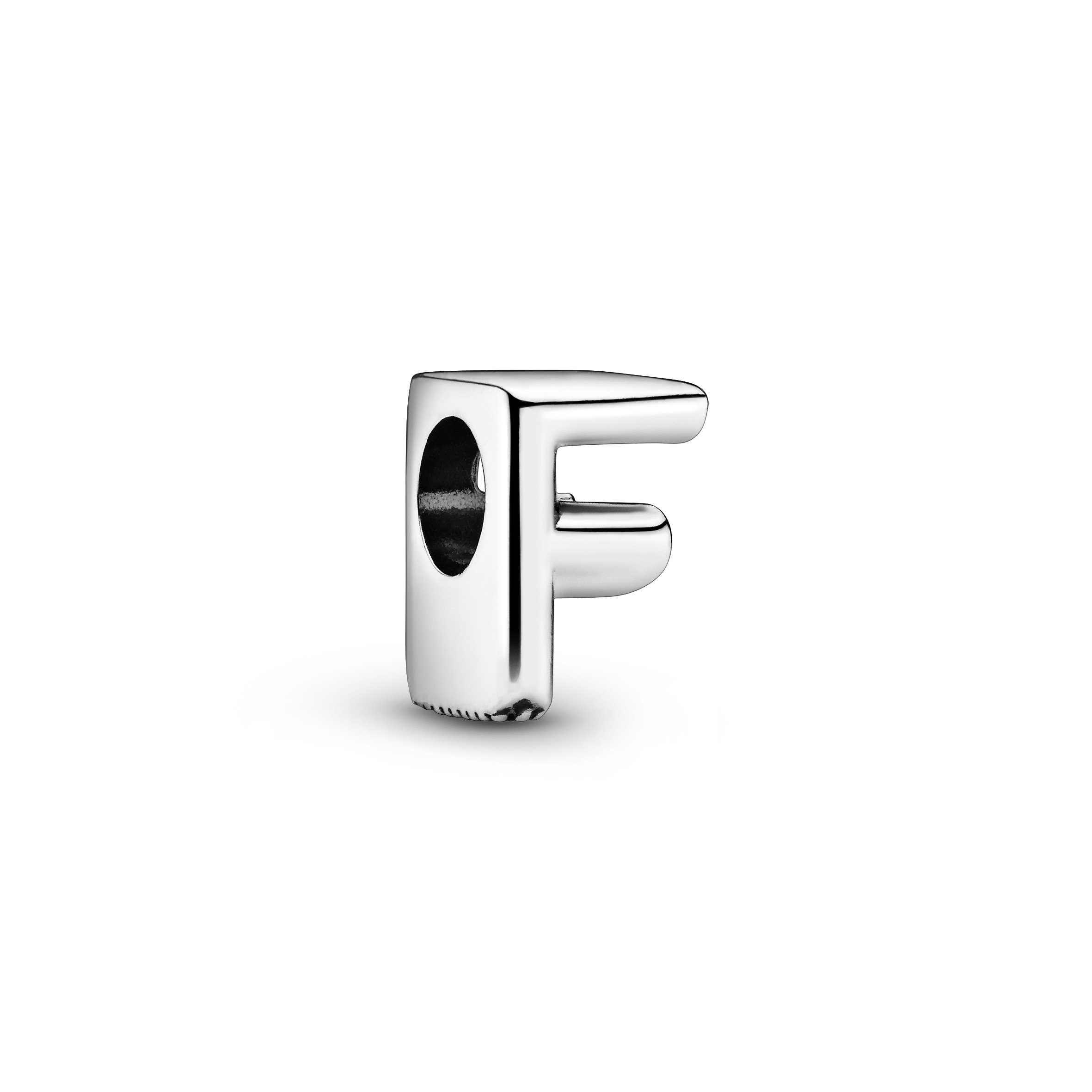 Buchstabe F Alphabet-Charm - Sterling-Silber 