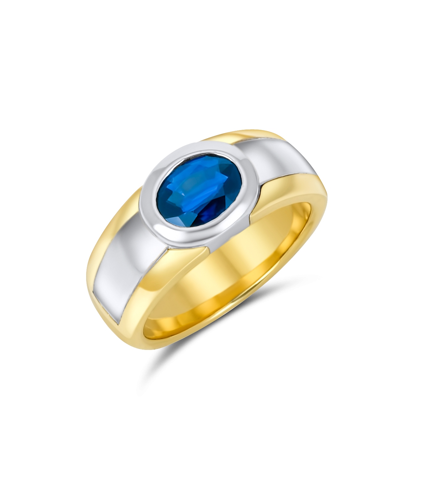 Ring - Saphir oval